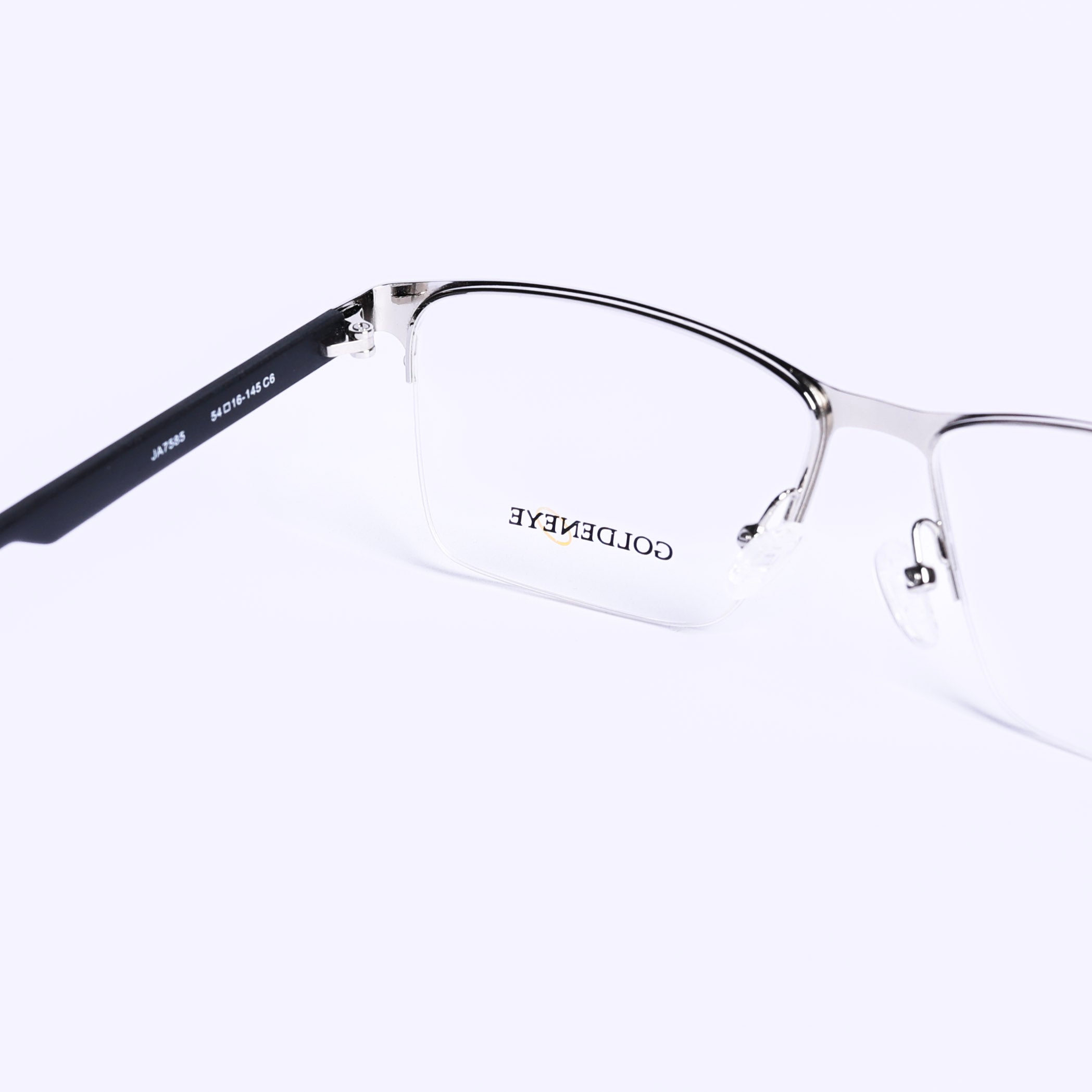 Square Silver Eyeglasses