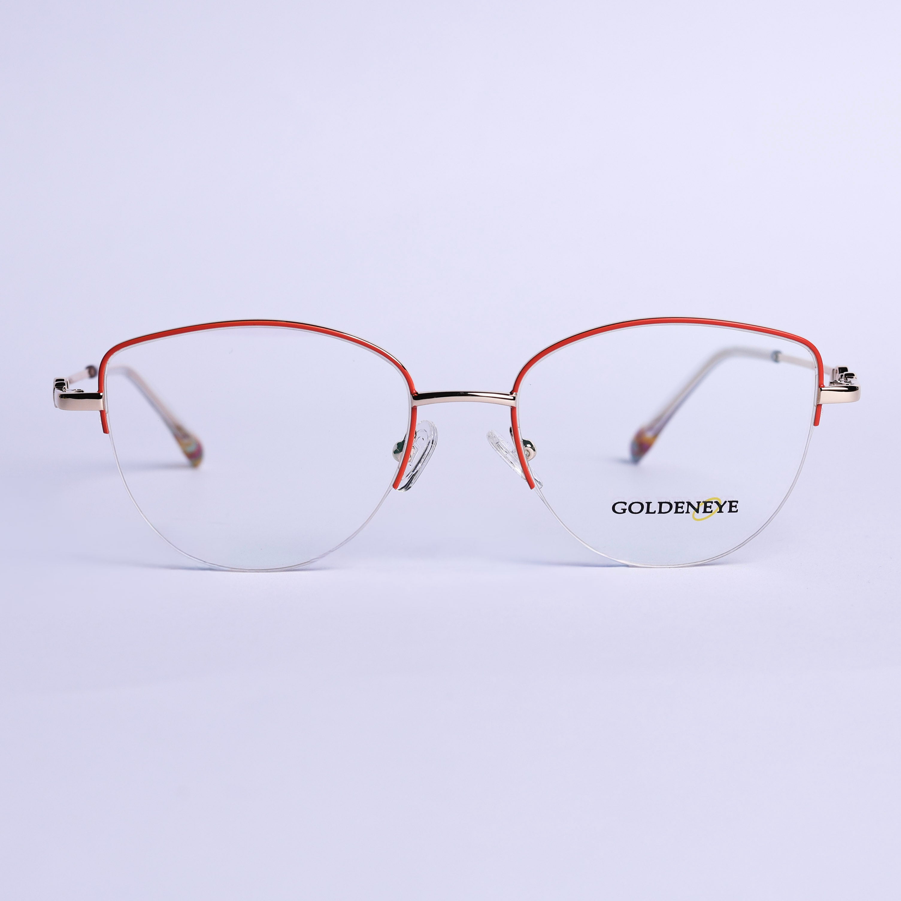 نظارات طبية كات ذهبي