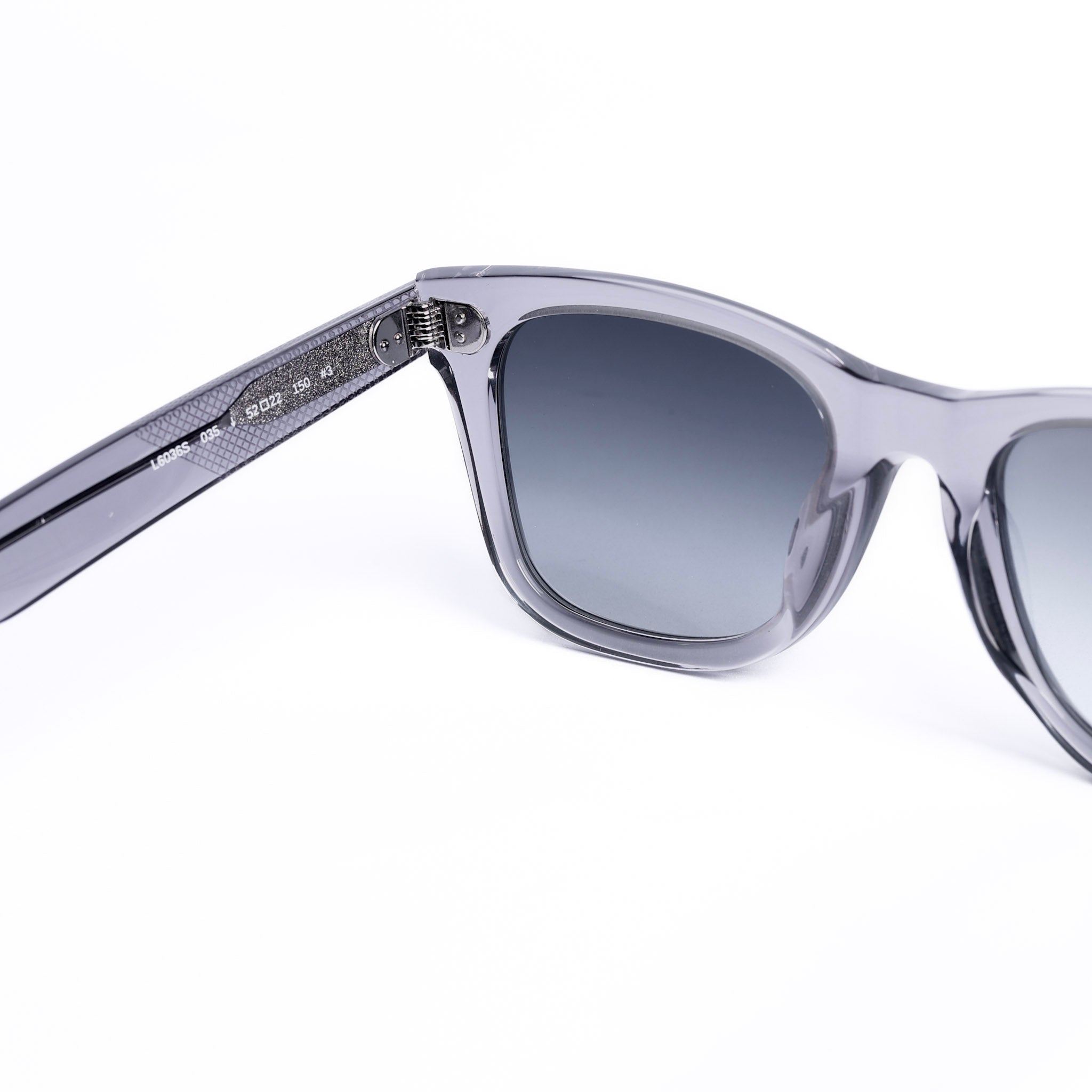 Square Transparent Grey Sunglasses