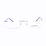 Square Silver Eyeglasses
