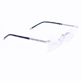 Square Silver Eyeglasses