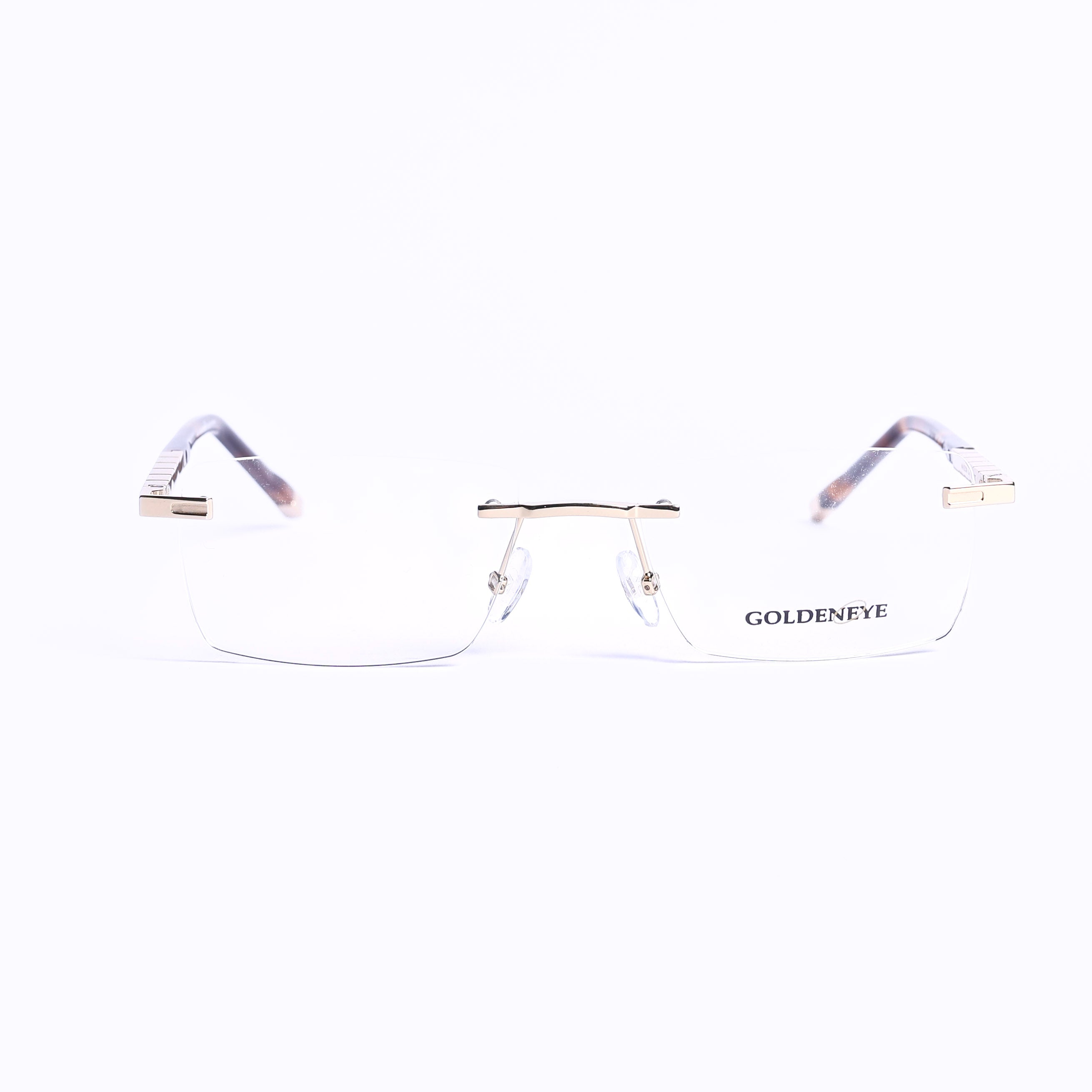 Square Gold Eyeglasses