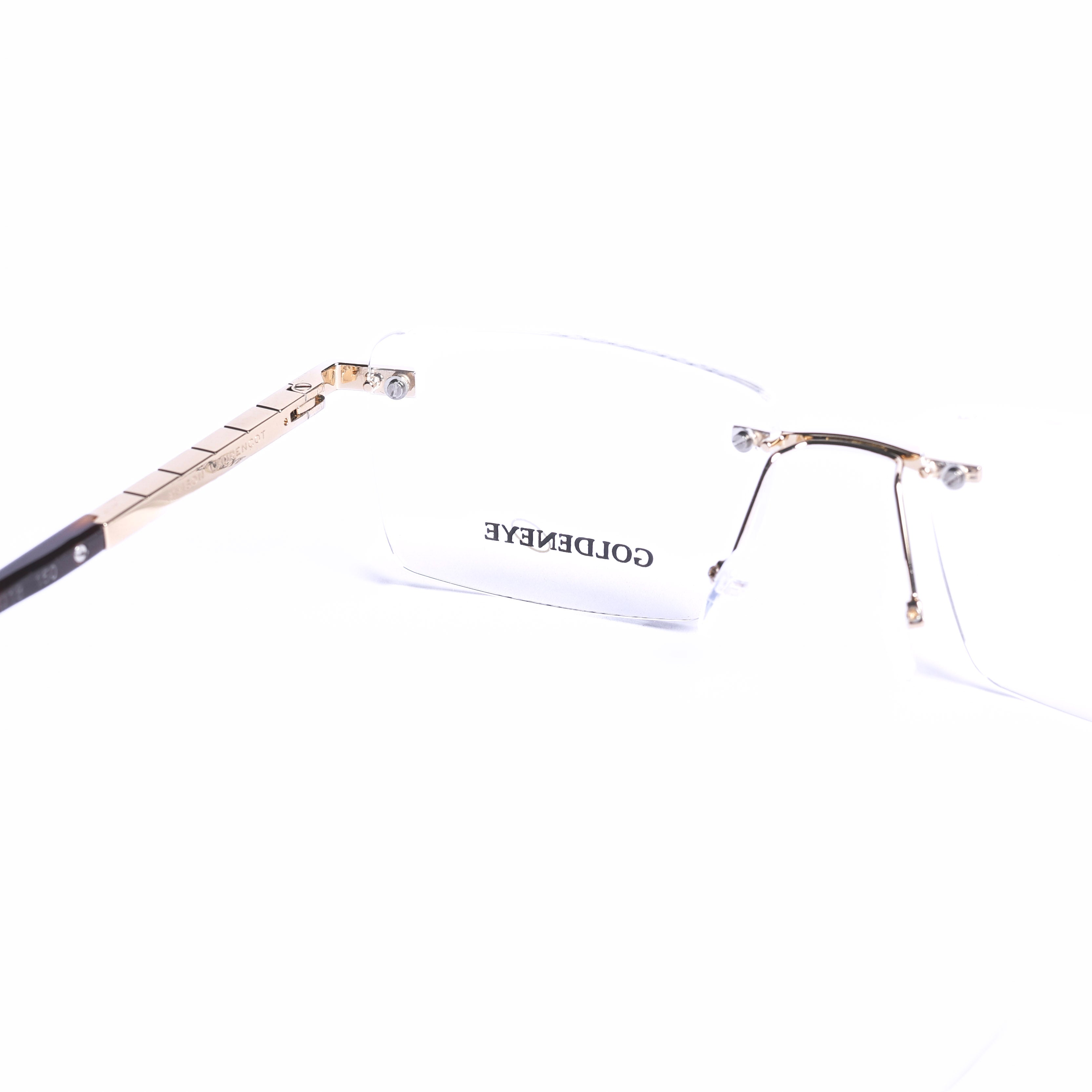 Square Gold Eyeglasses