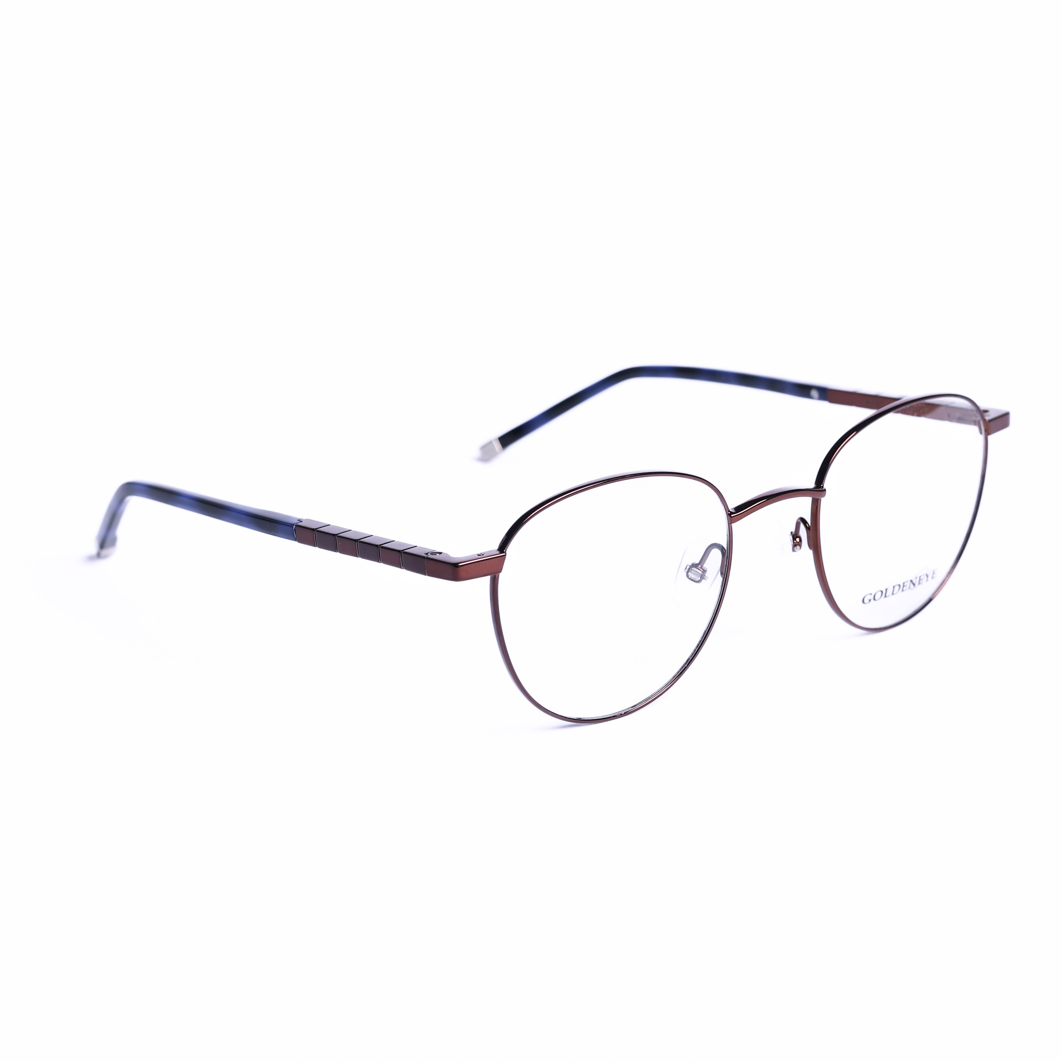 Round Brown Eyeglasses