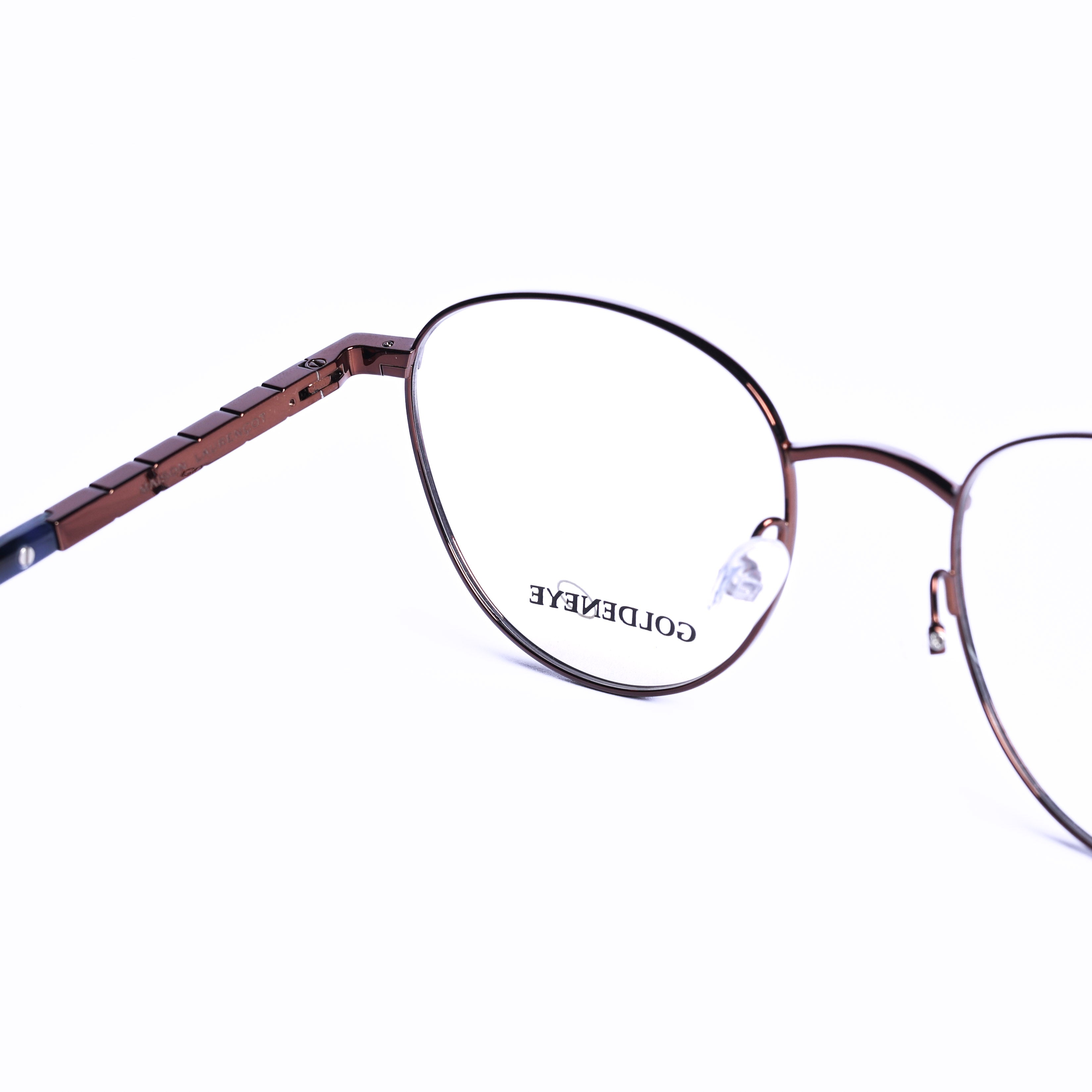 Round Brown Eyeglasses