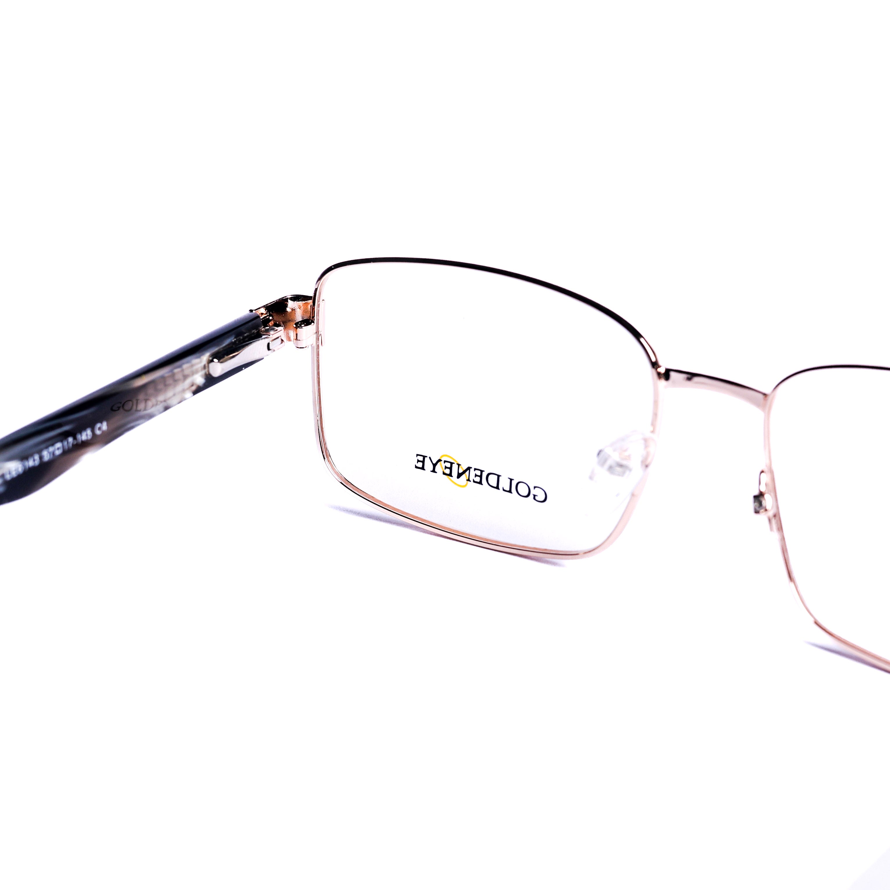 نظارات طبية مربع ذهبي