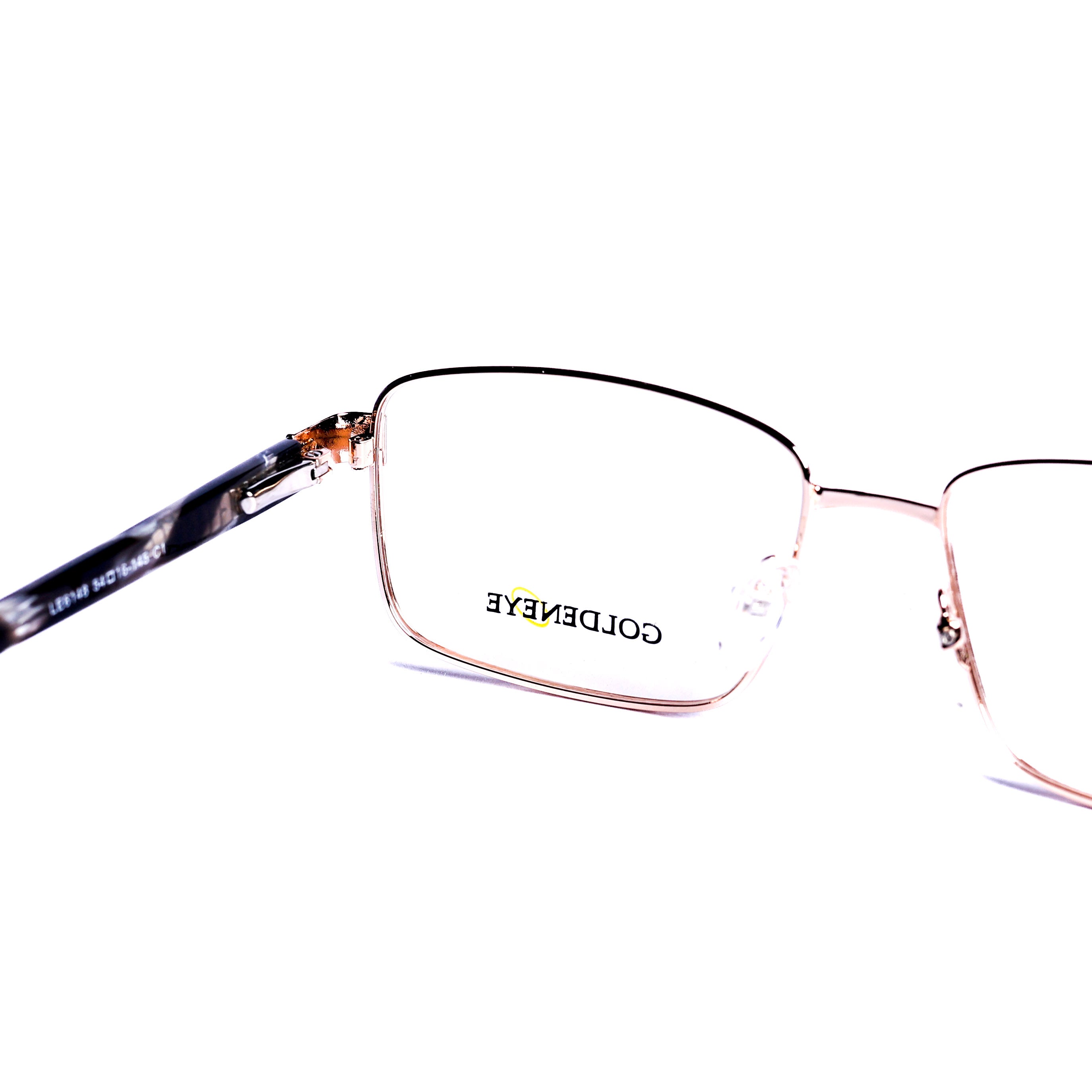 نظارات طبية مربع ذهبي