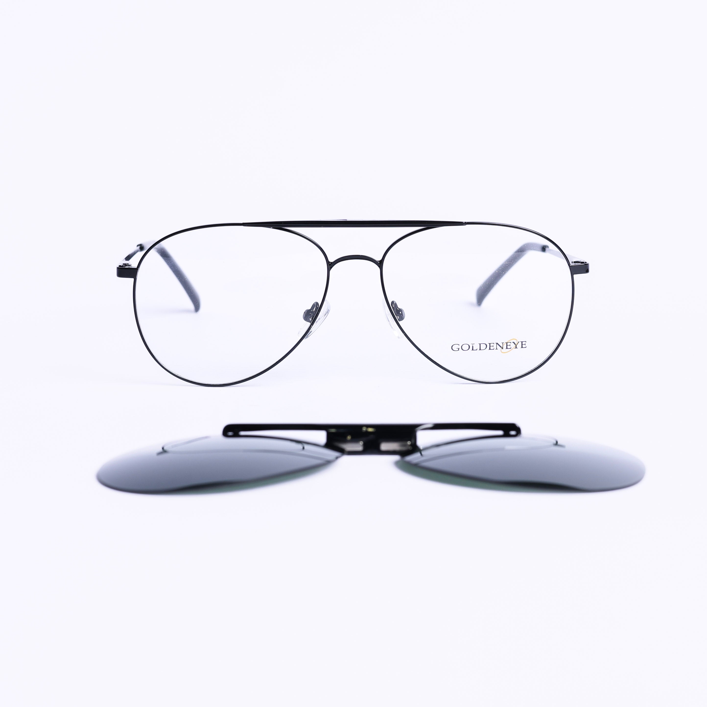 Aviator Black Eyeglasses