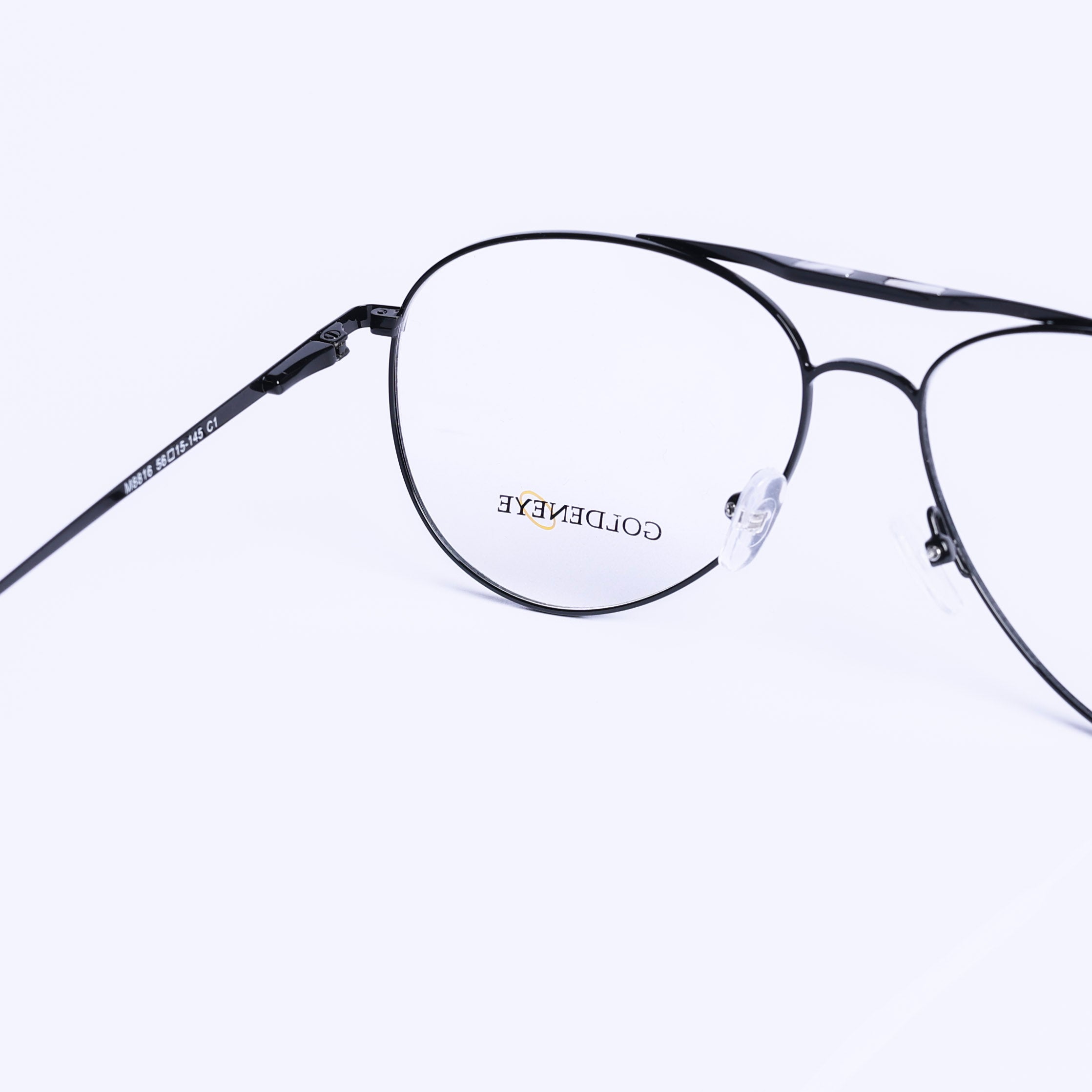 Aviator Black Eyeglasses