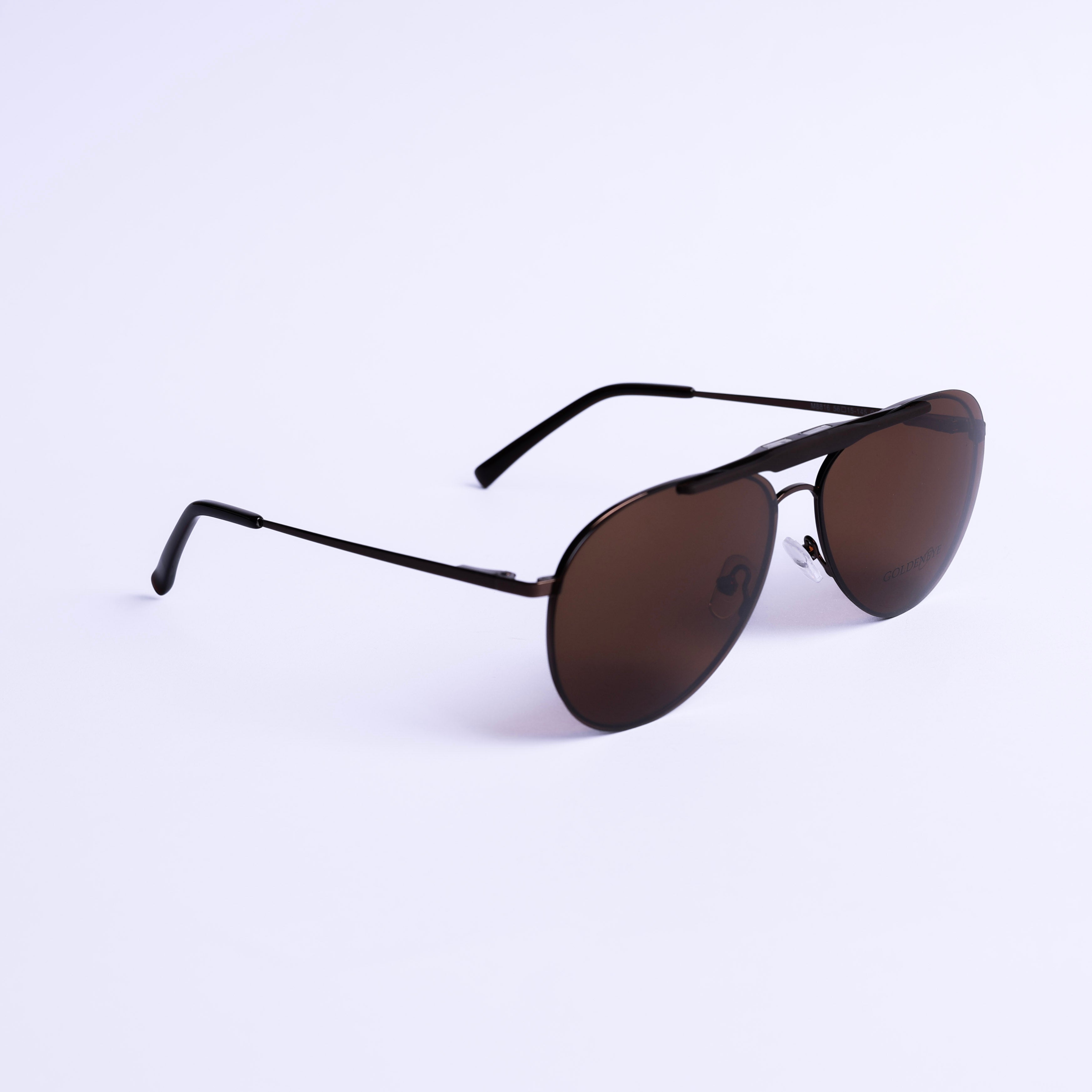 Aviator Brown Eyeglasses