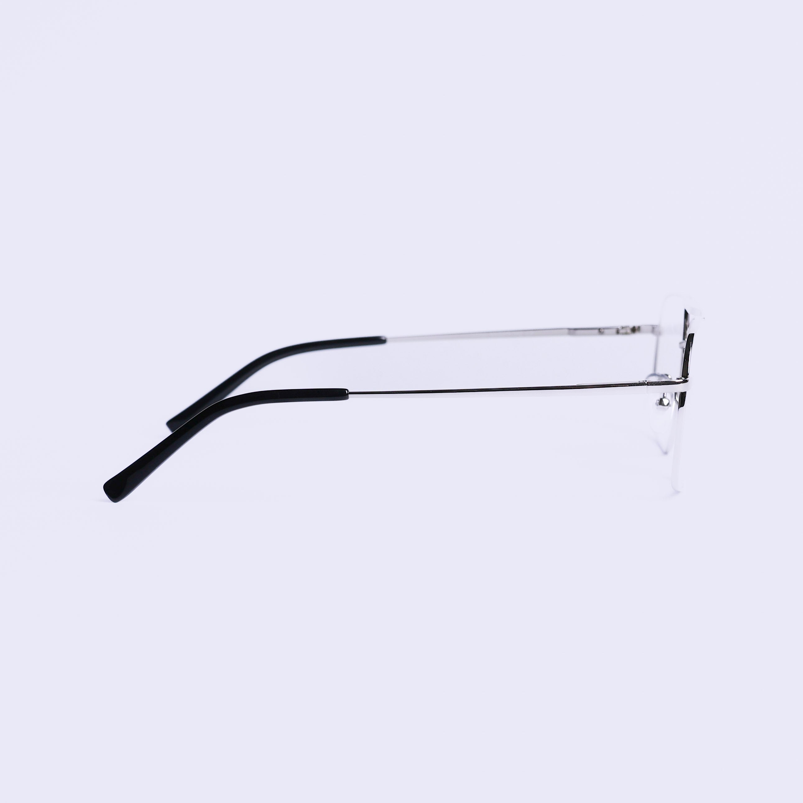 Square Silver Eyeglasses