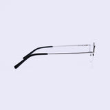Square Silver Eyeglasses