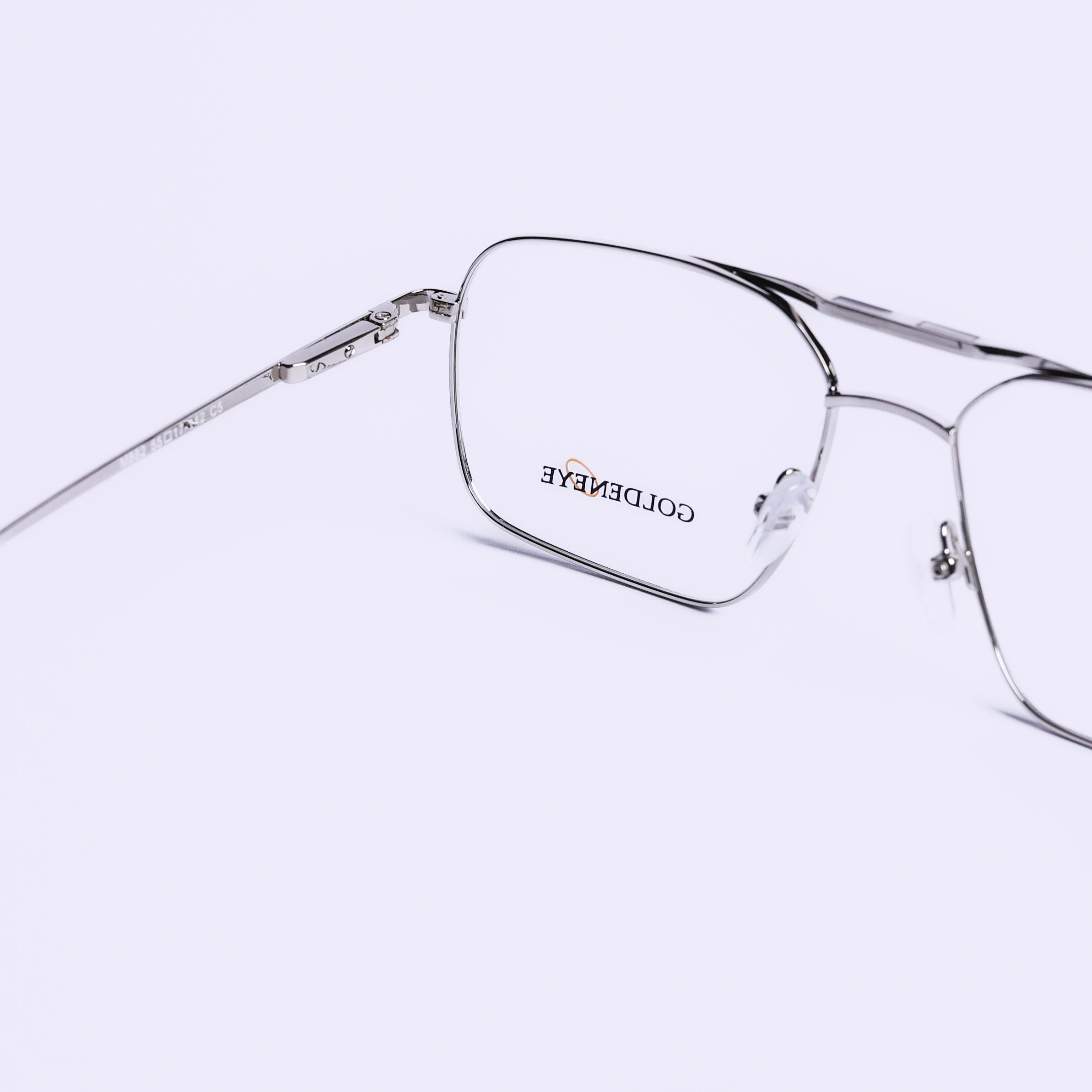 Square Silver Eyeglasses