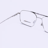 Square Silver Eyeglasses