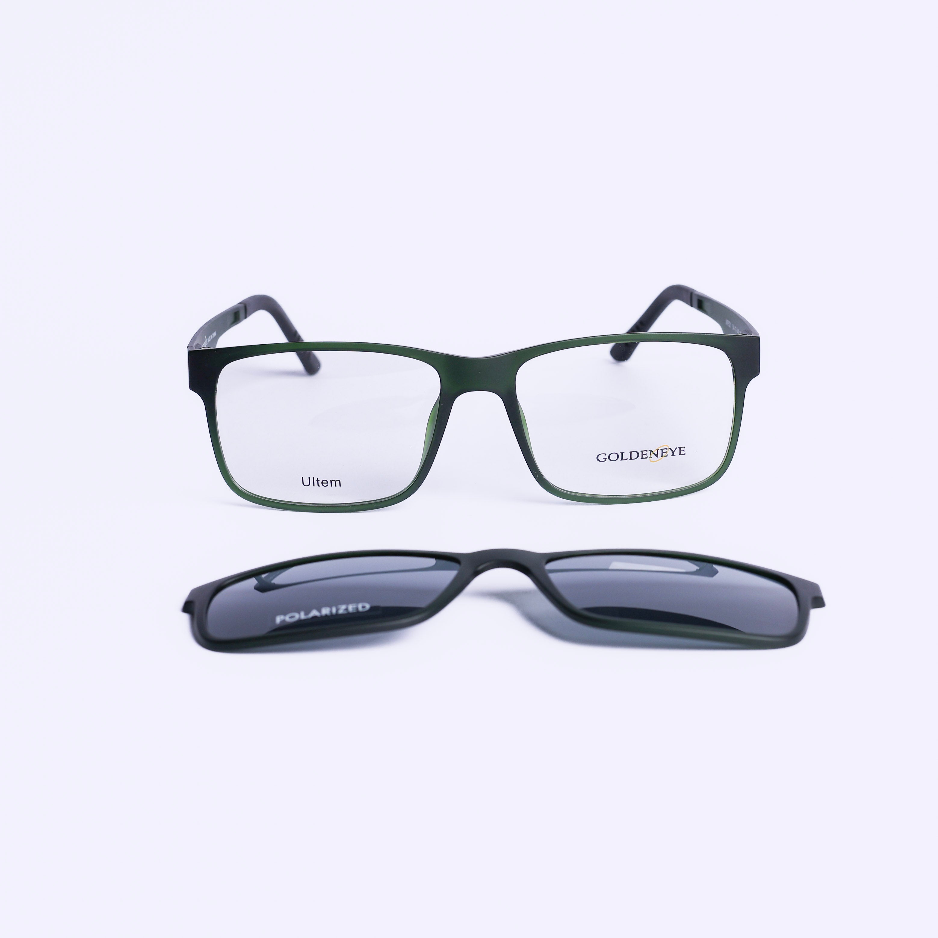 Square Green Eyeglasses