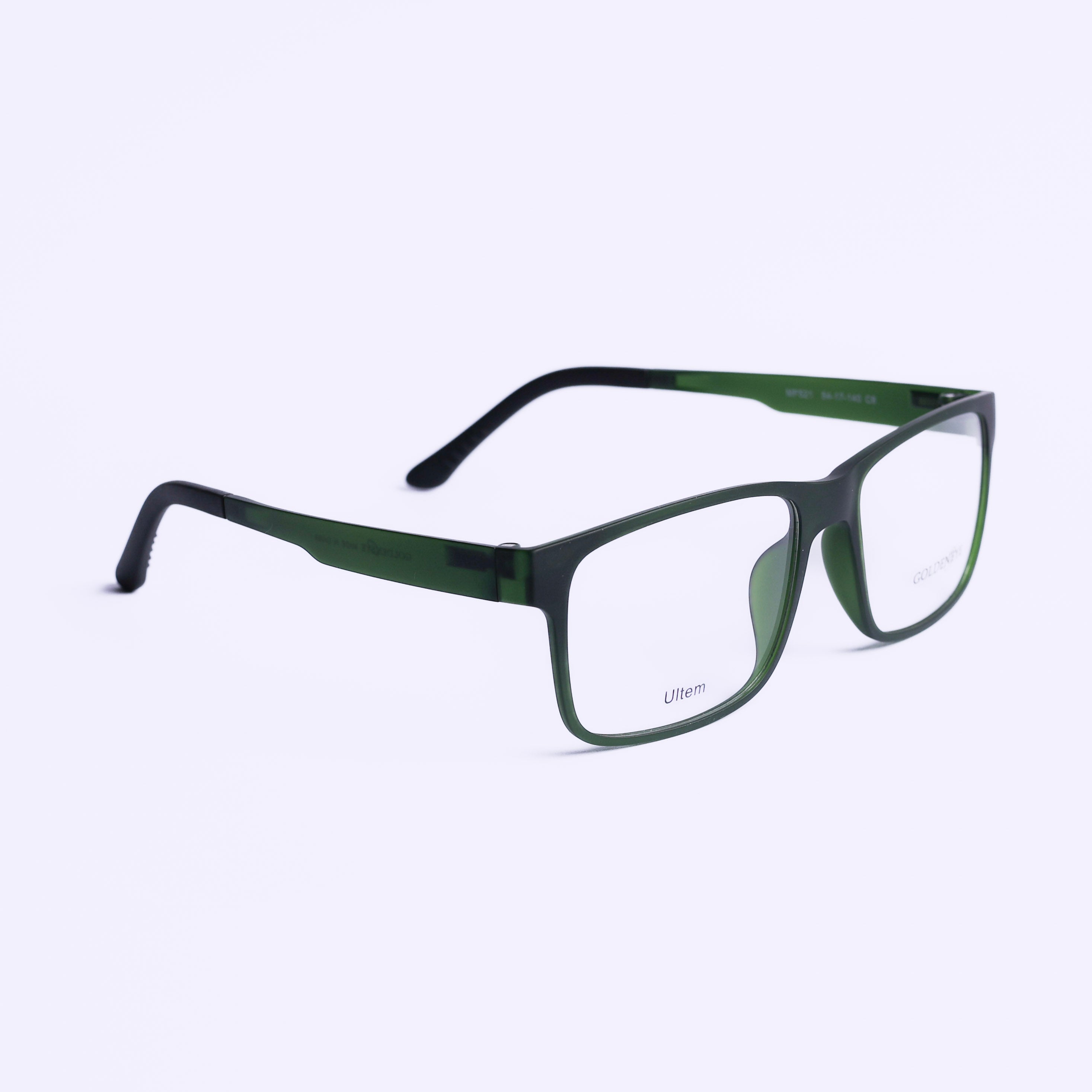 Square Green Eyeglasses