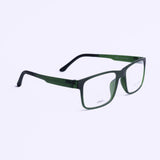 Square Green Eyeglasses