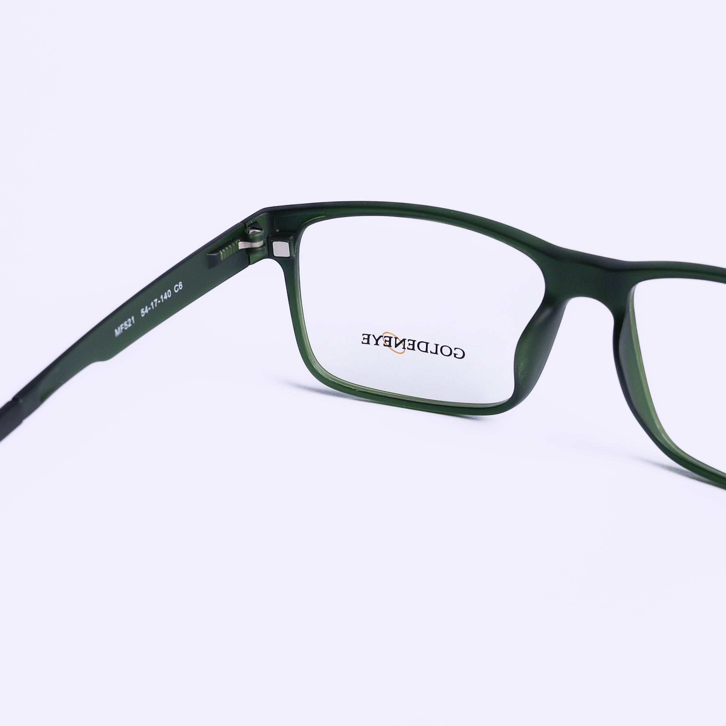 Square Green Eyeglasses