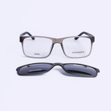 Square Gray Eyeglasses