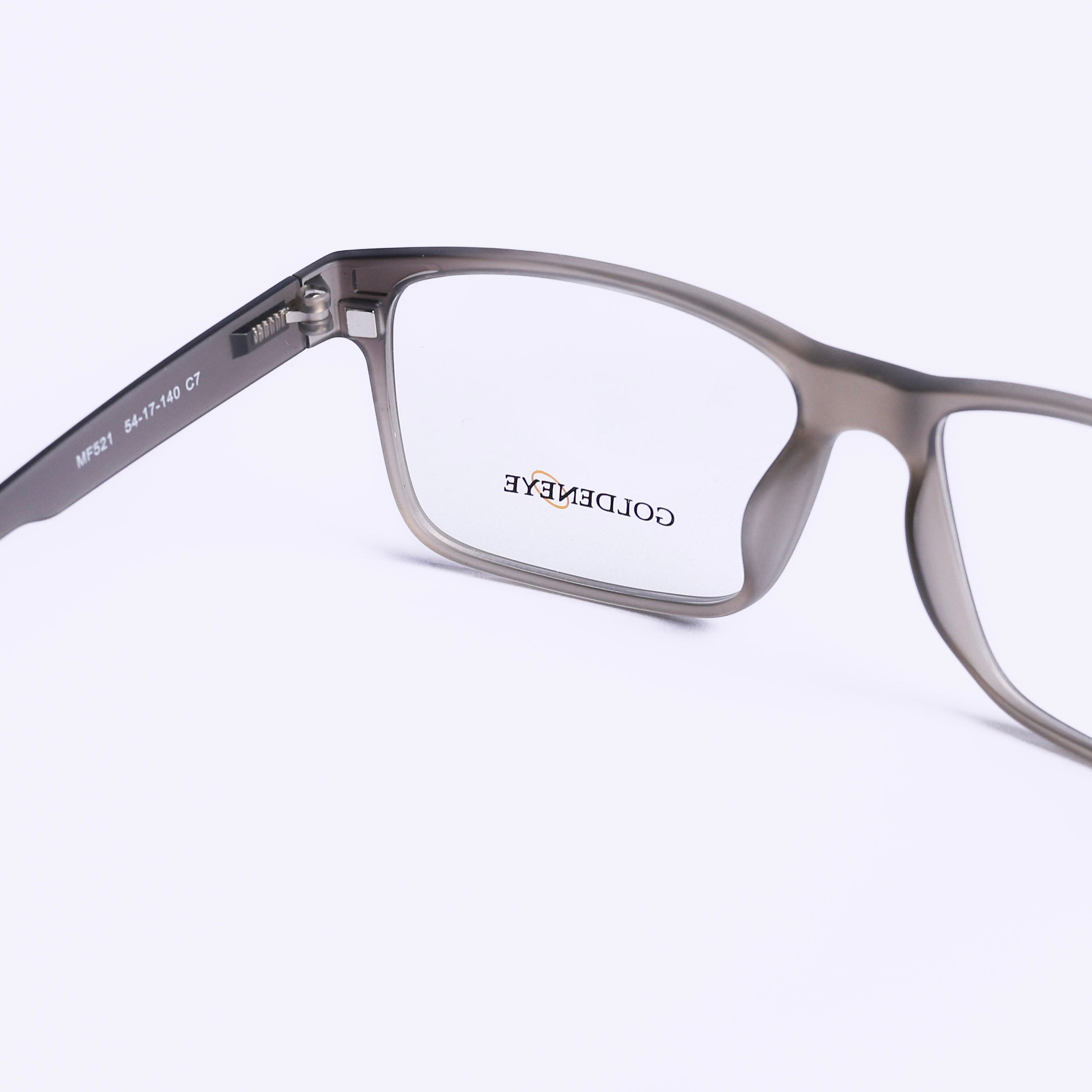 Square Gray Eyeglasses