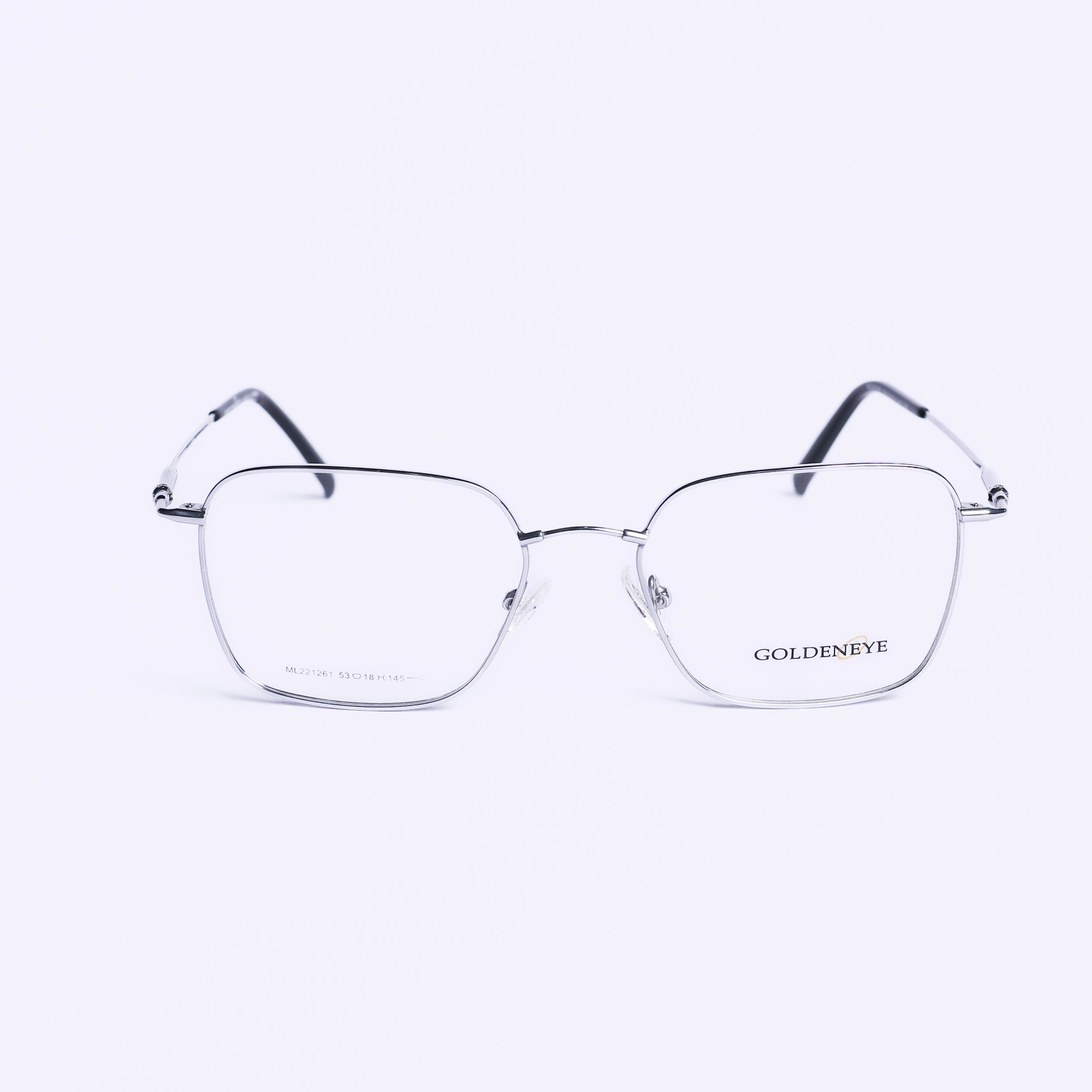 Square Silver Eyeglasses