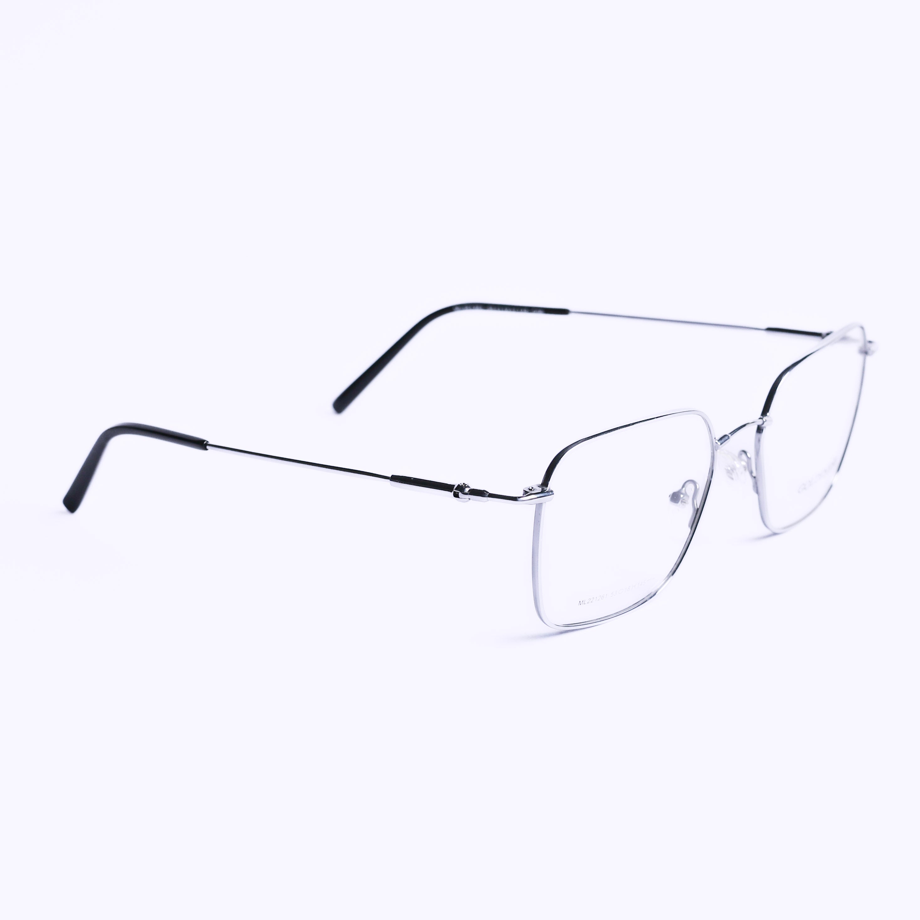 Square Silver Eyeglasses