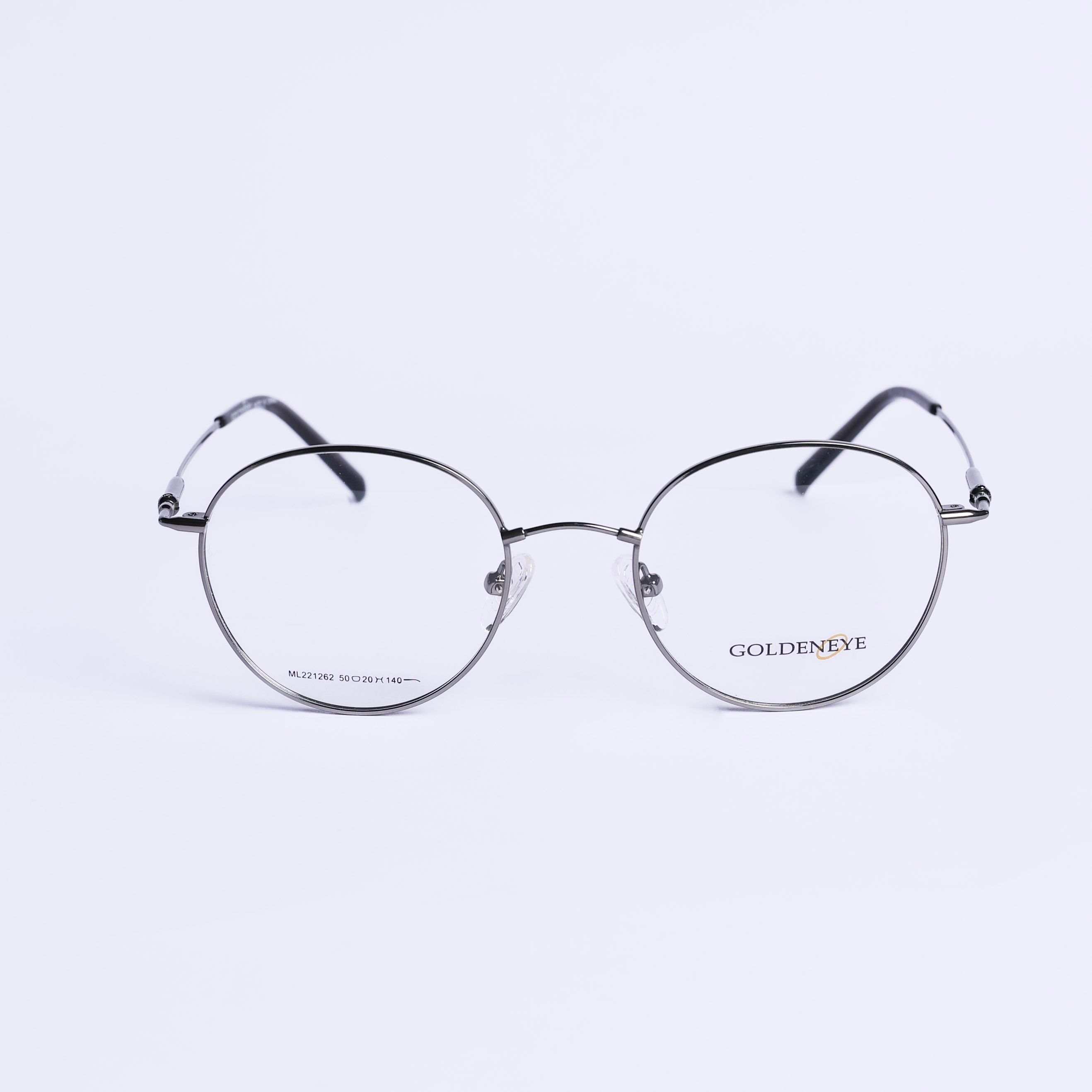 Round Gray Eyeglasses