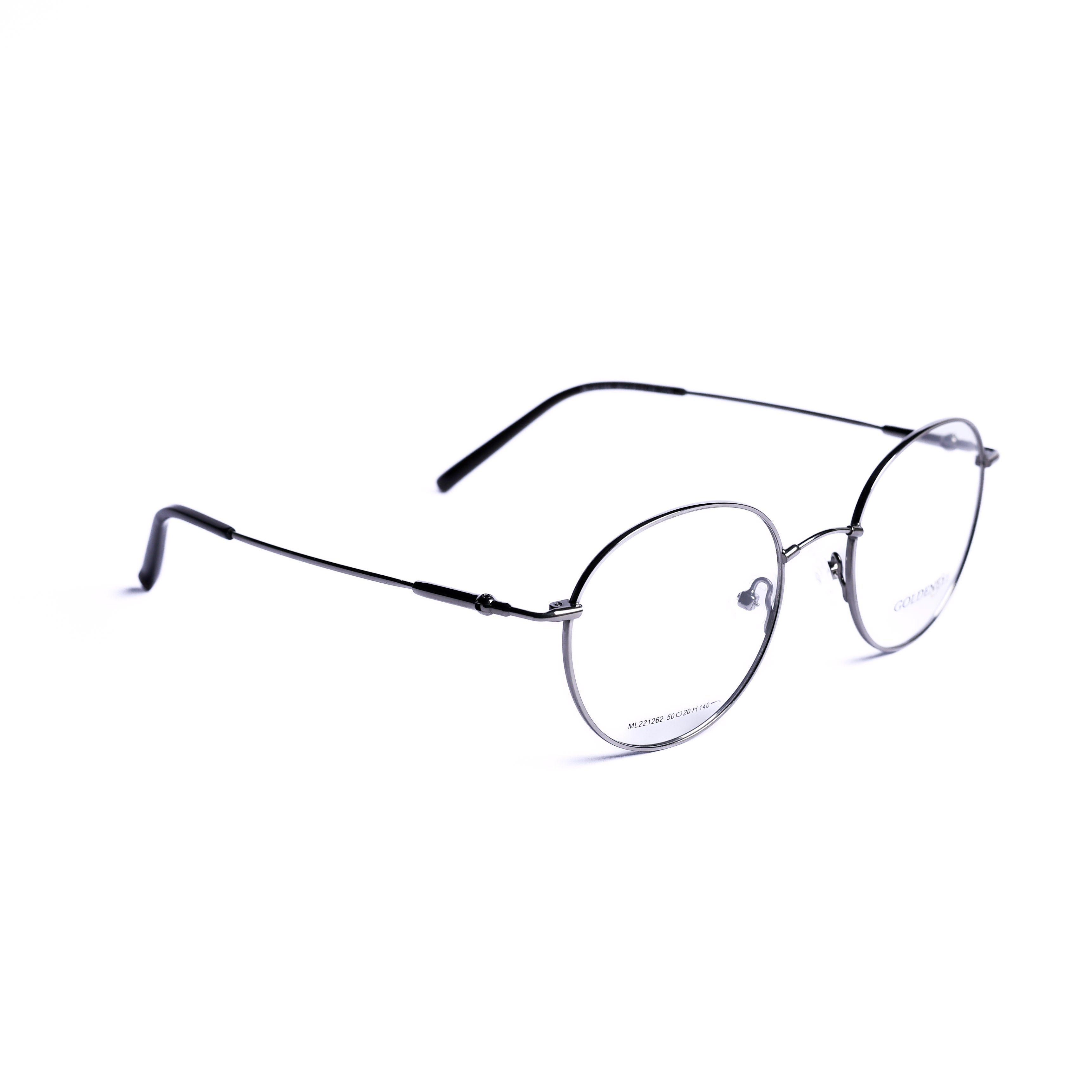 Round Gray Eyeglasses