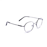 Round Gray Eyeglasses