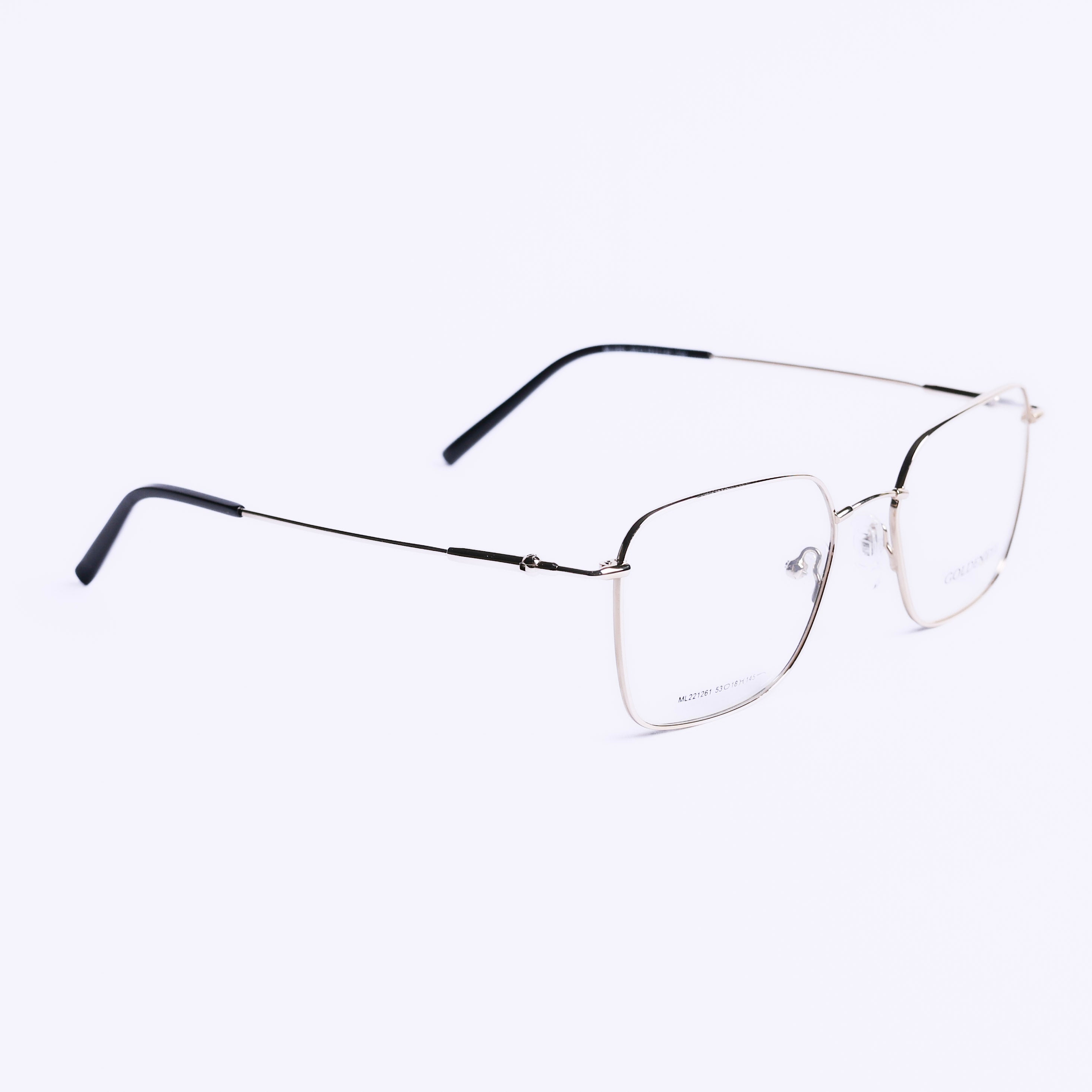 Square Gold Eyeglasses