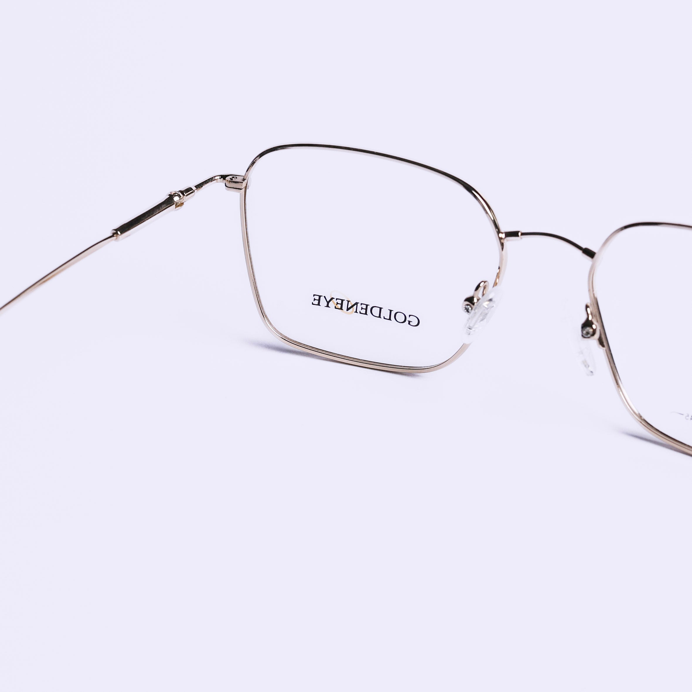 Square Gold Eyeglasses