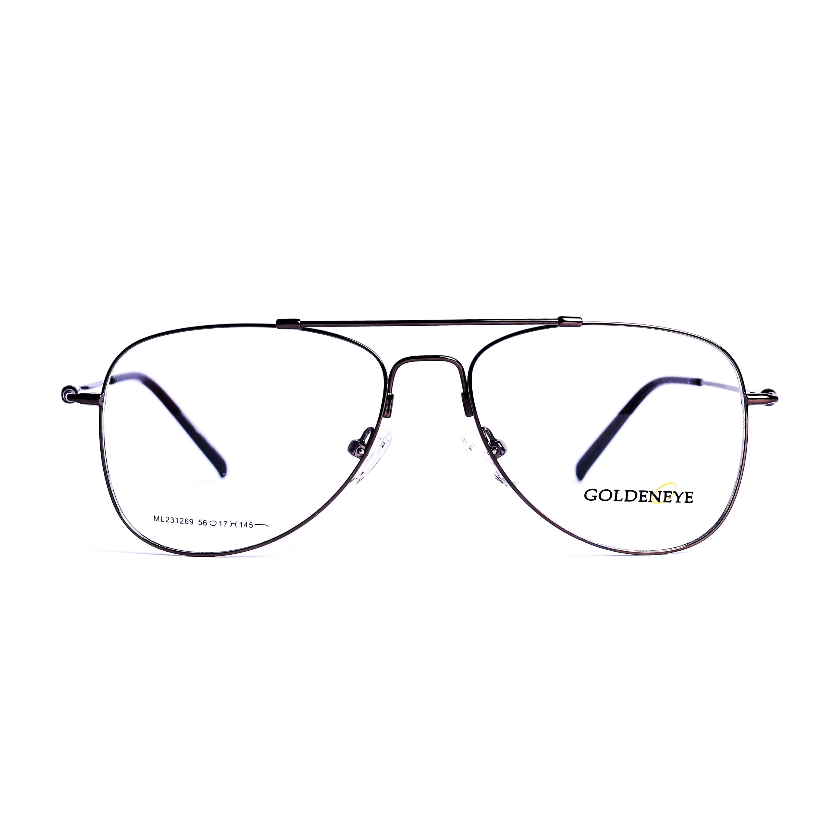 Aviator Brown Eyeglasses