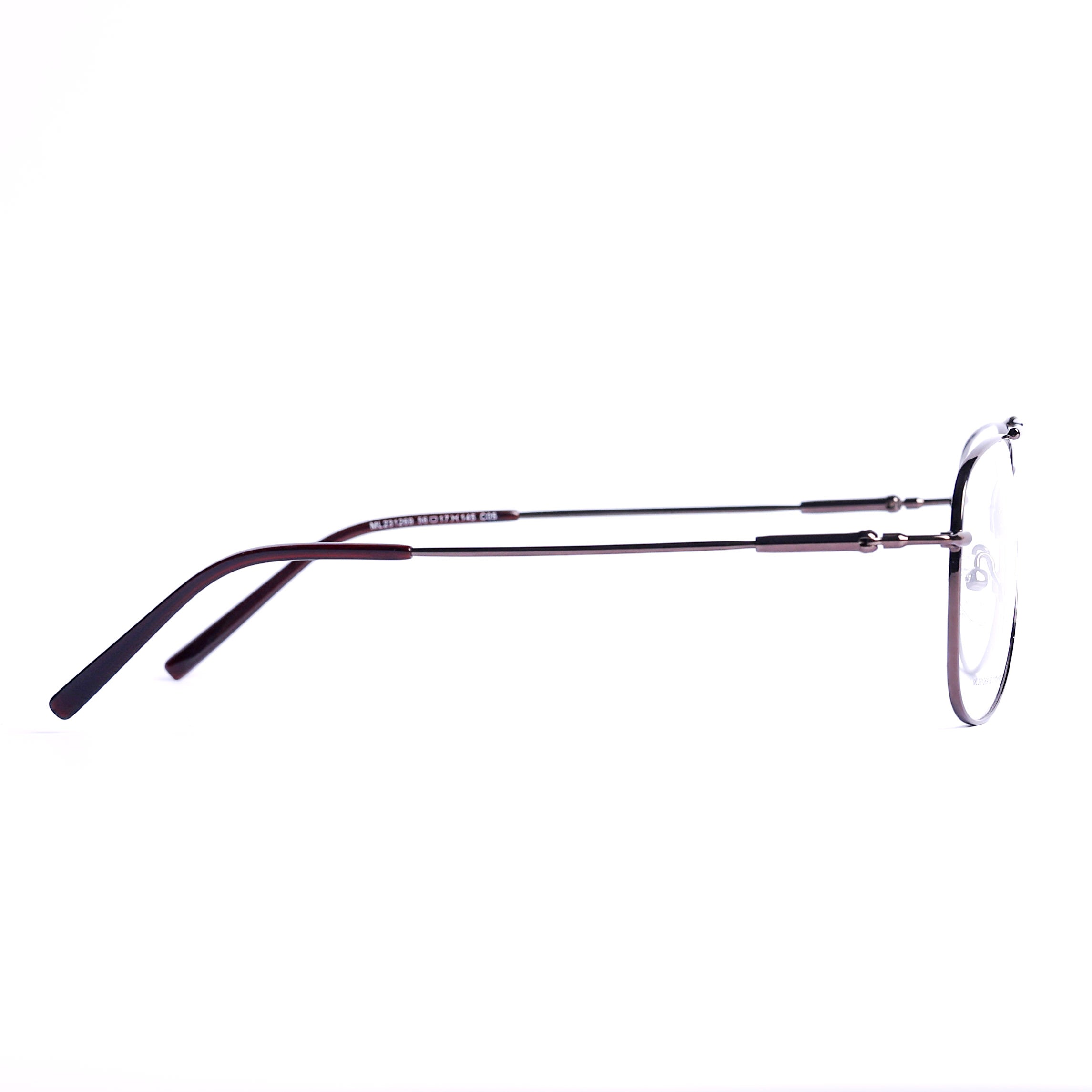 Aviator Brown Eyeglasses