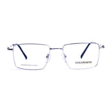 Square Silver Eyeglasses