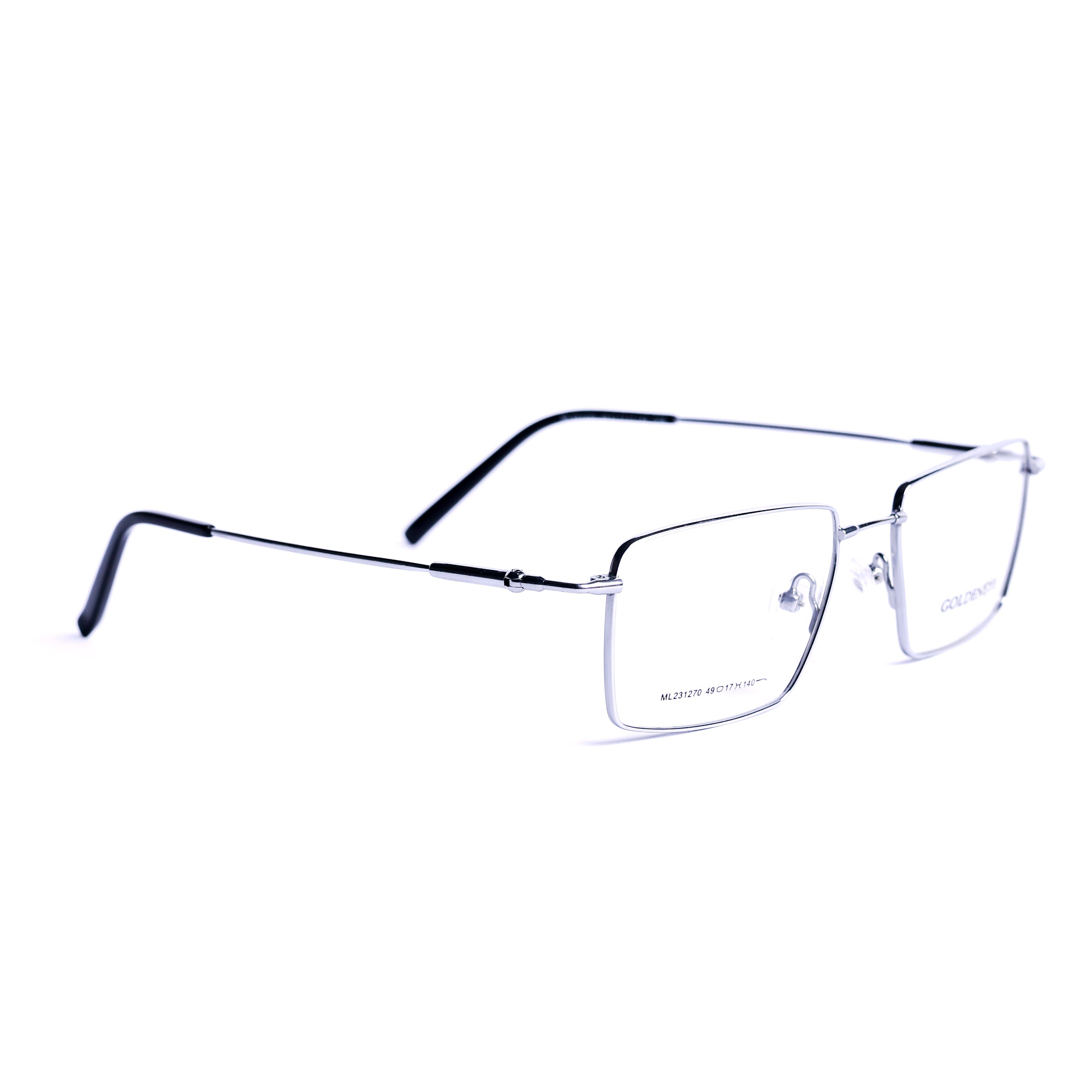 Square Silver Eyeglasses