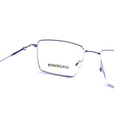 Square Silver Eyeglasses