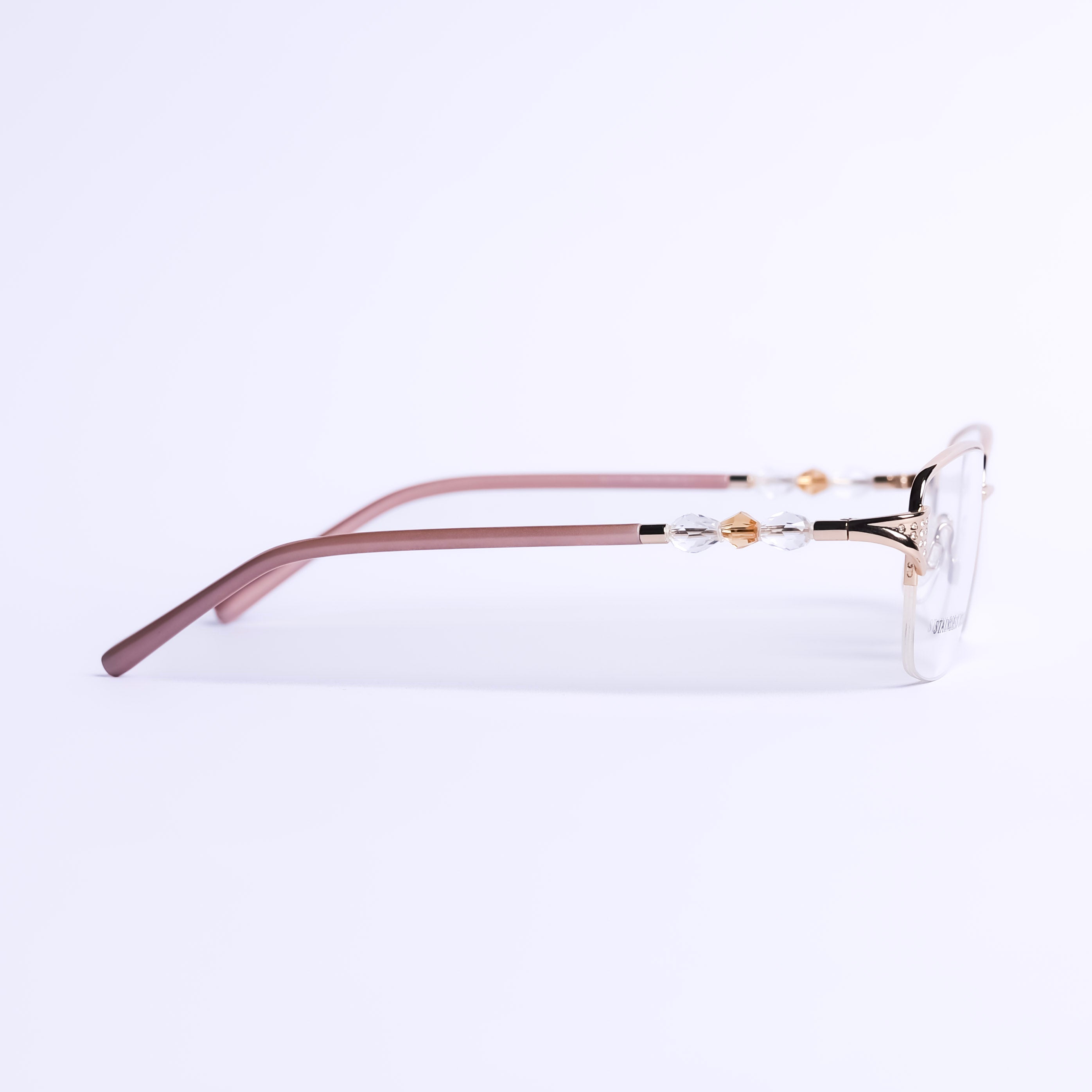 نظارات طبية مربع ذهبي