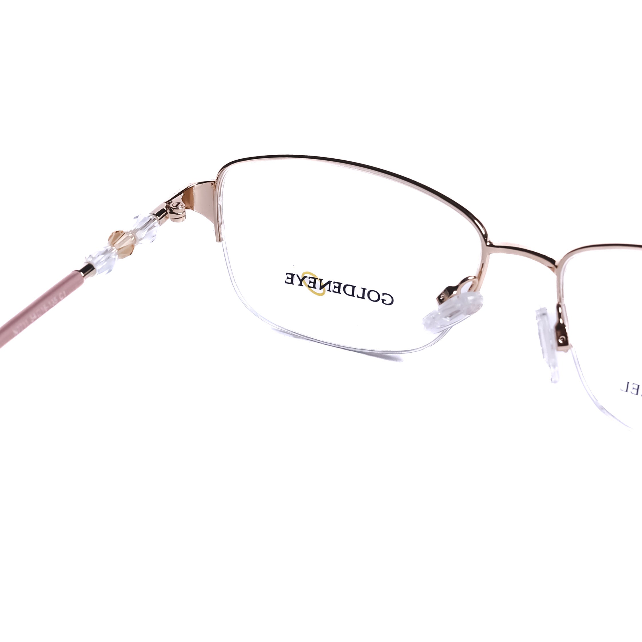 نظارات طبية مربع ذهبي