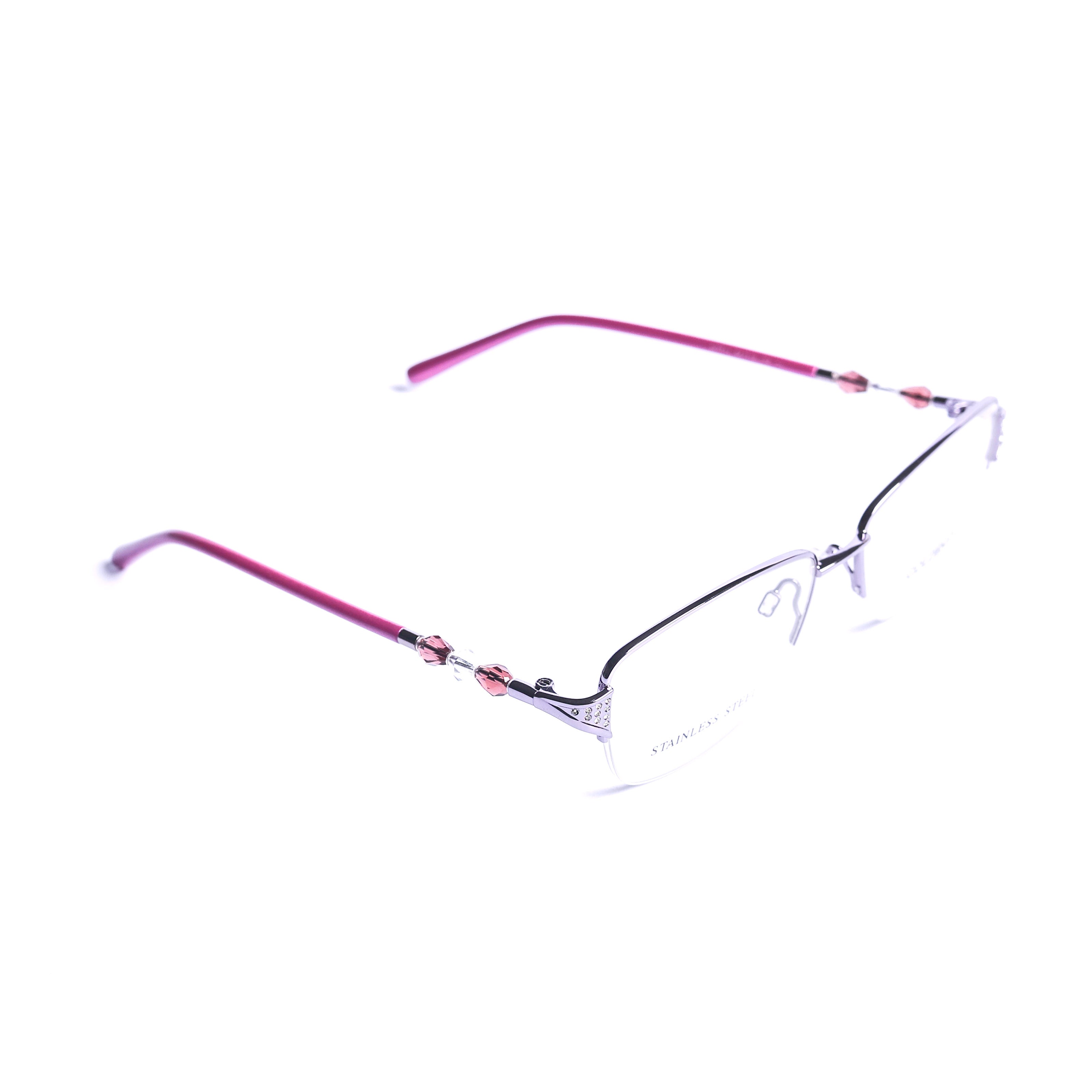 نظارات طبية مربع بنفسجي