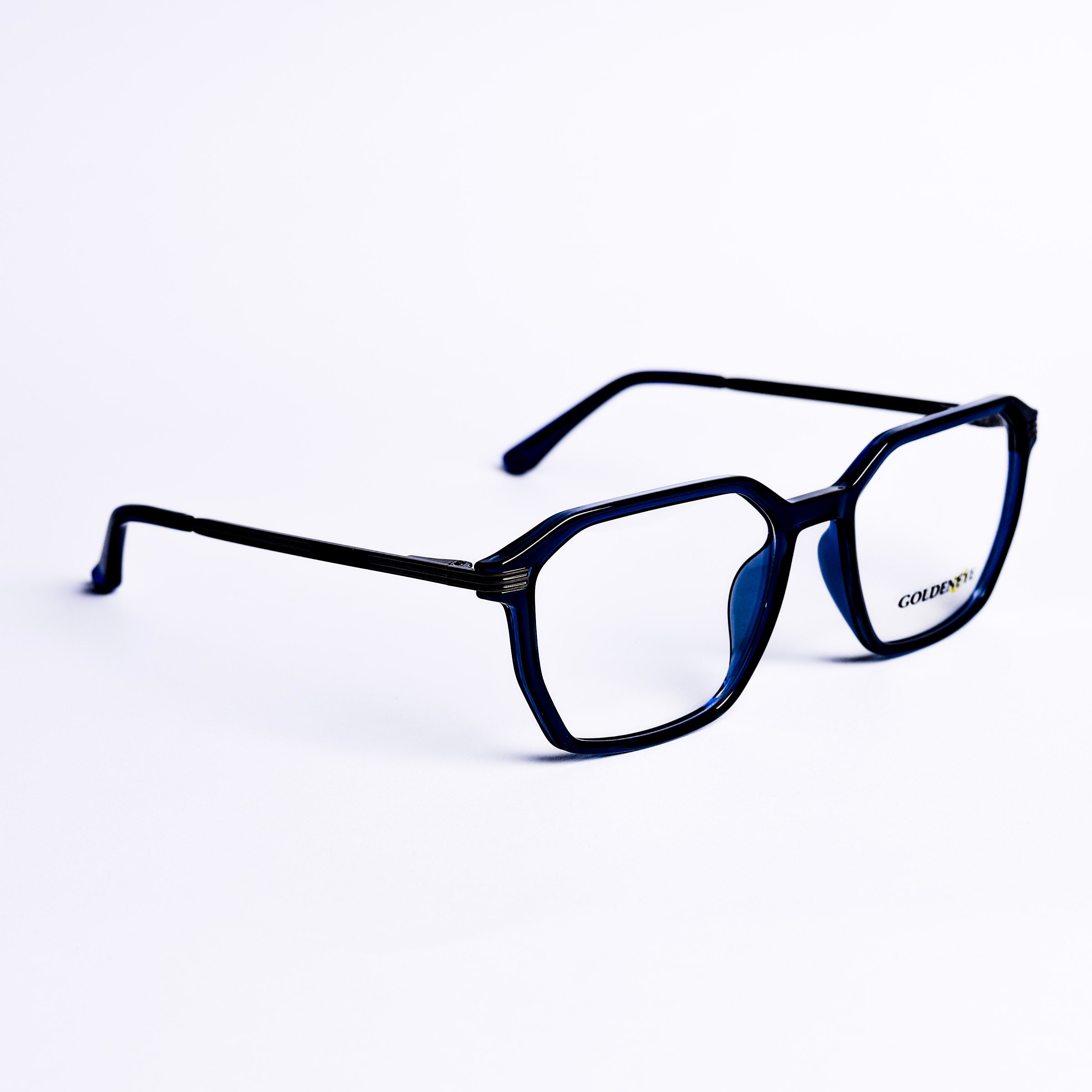 Square Blue Eyeglasses