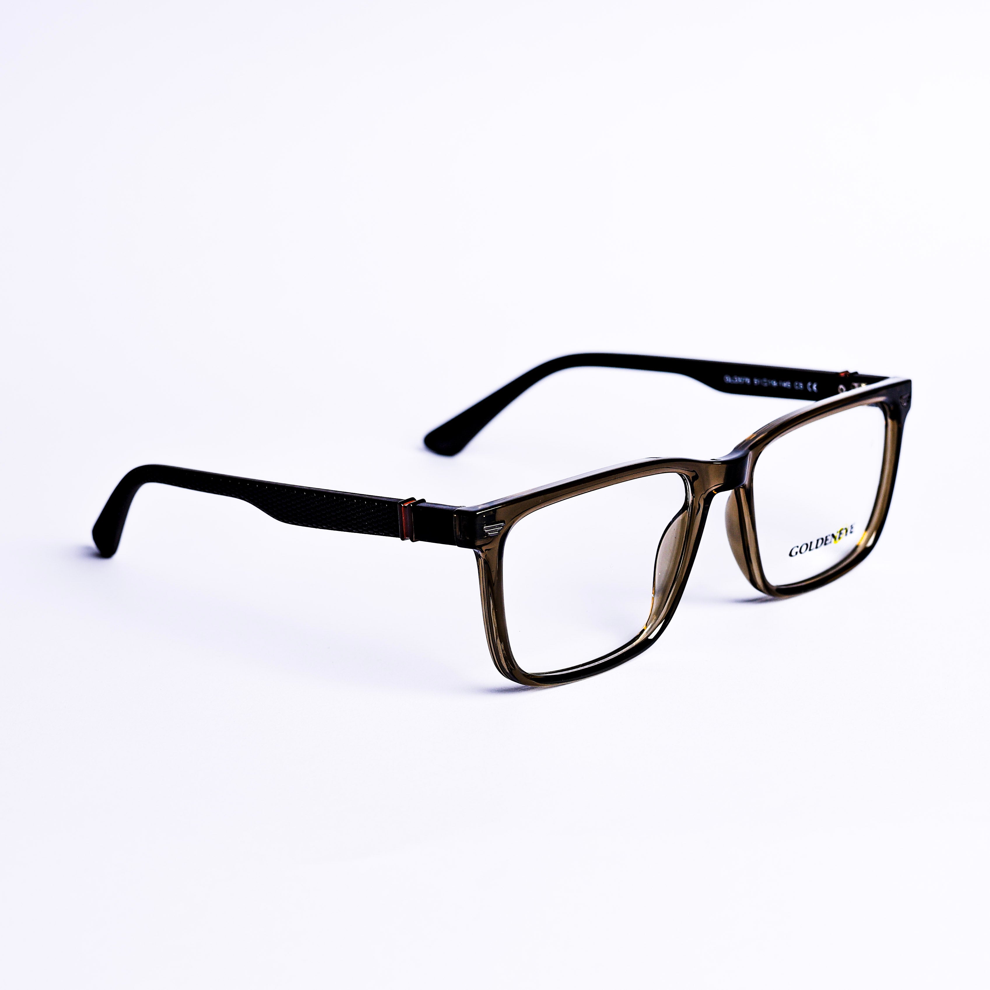 Square Gray Eyeglasses