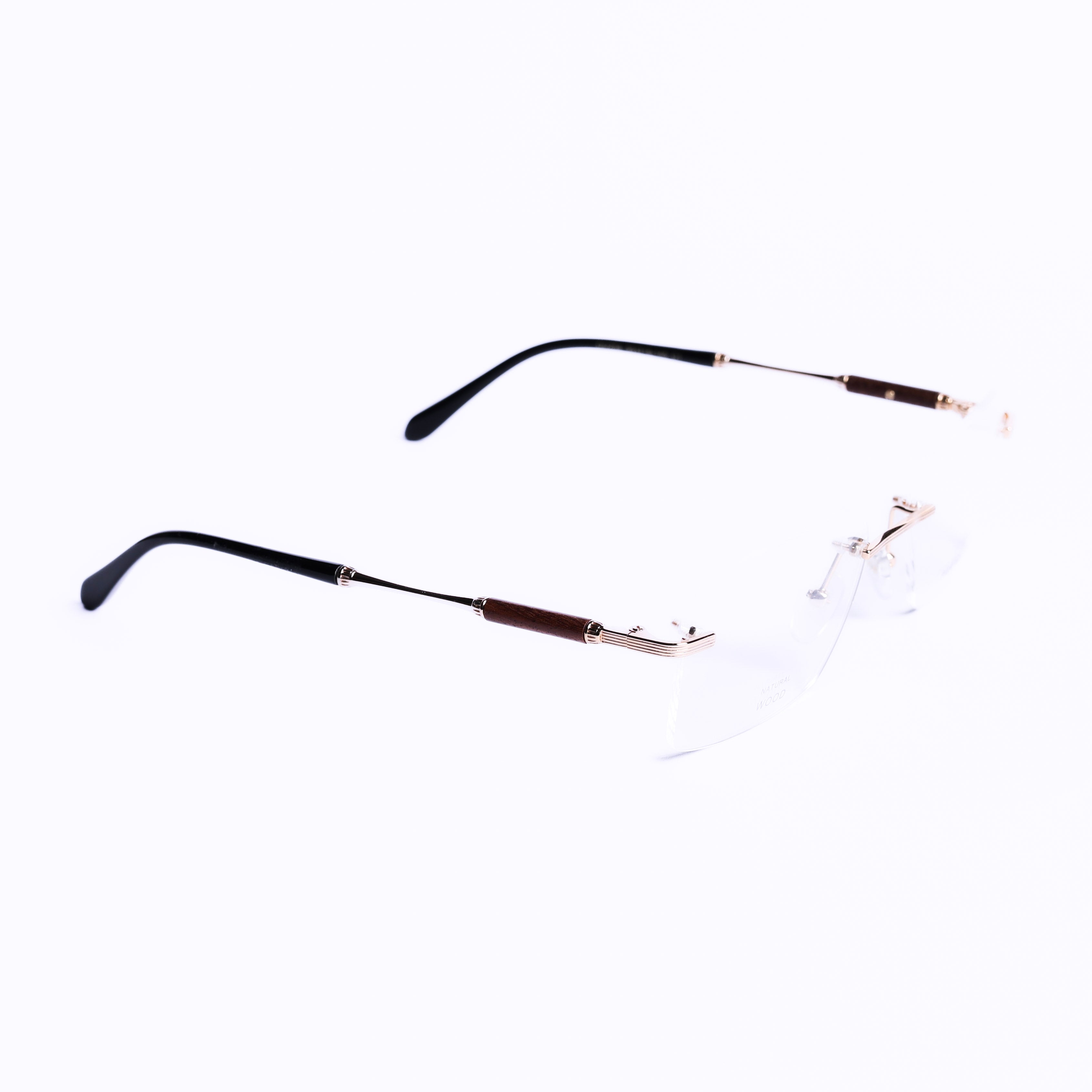 Square Gold Eyeglasses