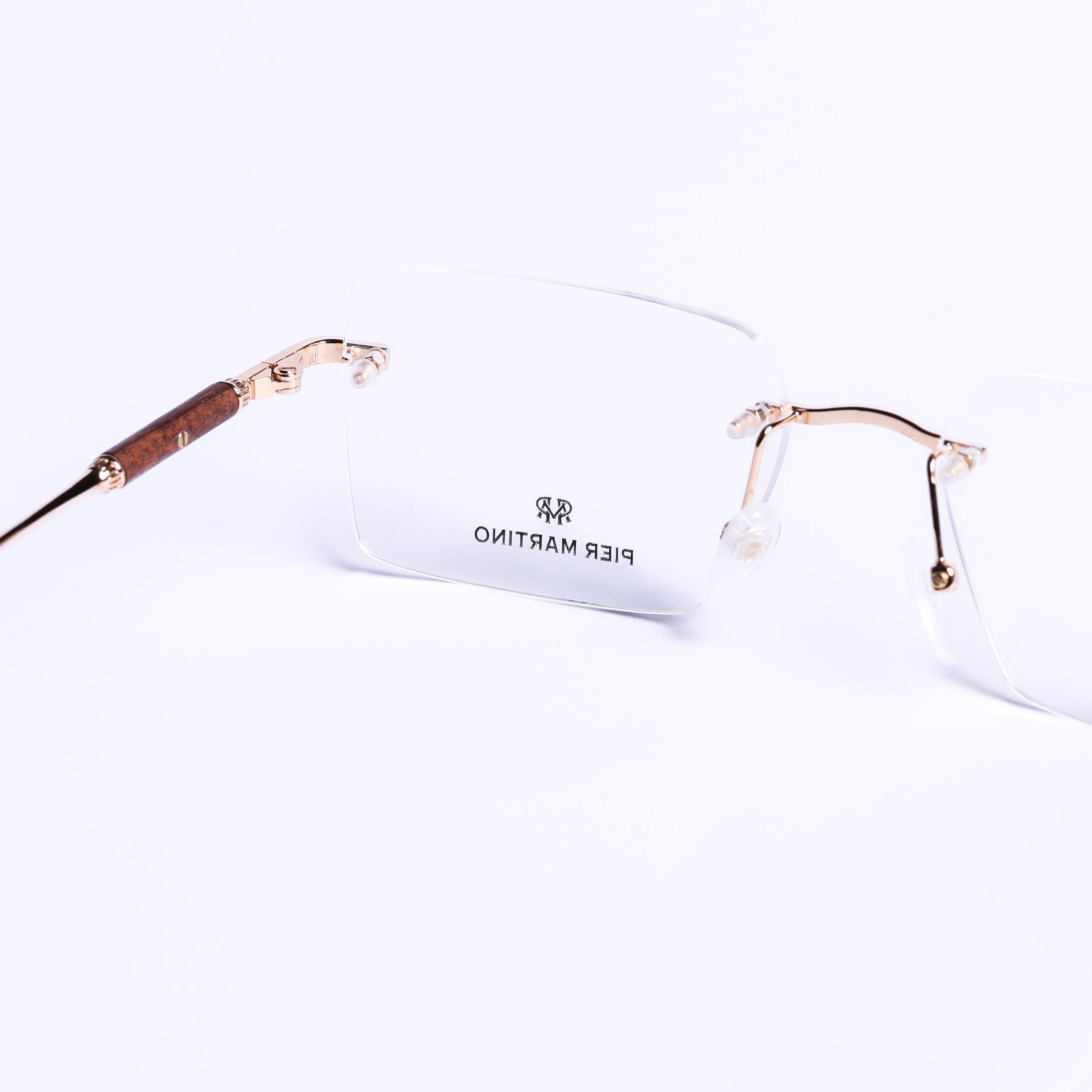 Square Gold Eyeglasses