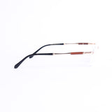Square Black Rimless Eyeglasses