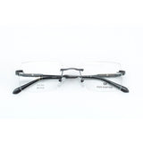 Square Black Rimless Eyeglasses