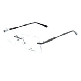Square Black Rimless Eyeglasses