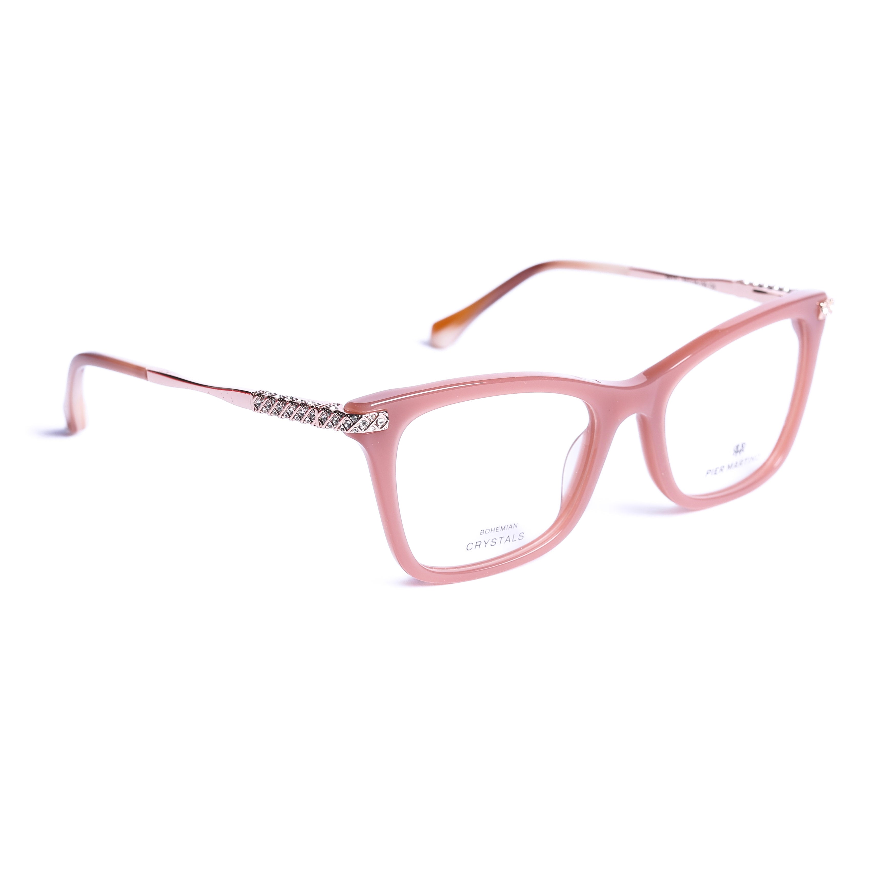 Rectangle Pink Eyeglasses
