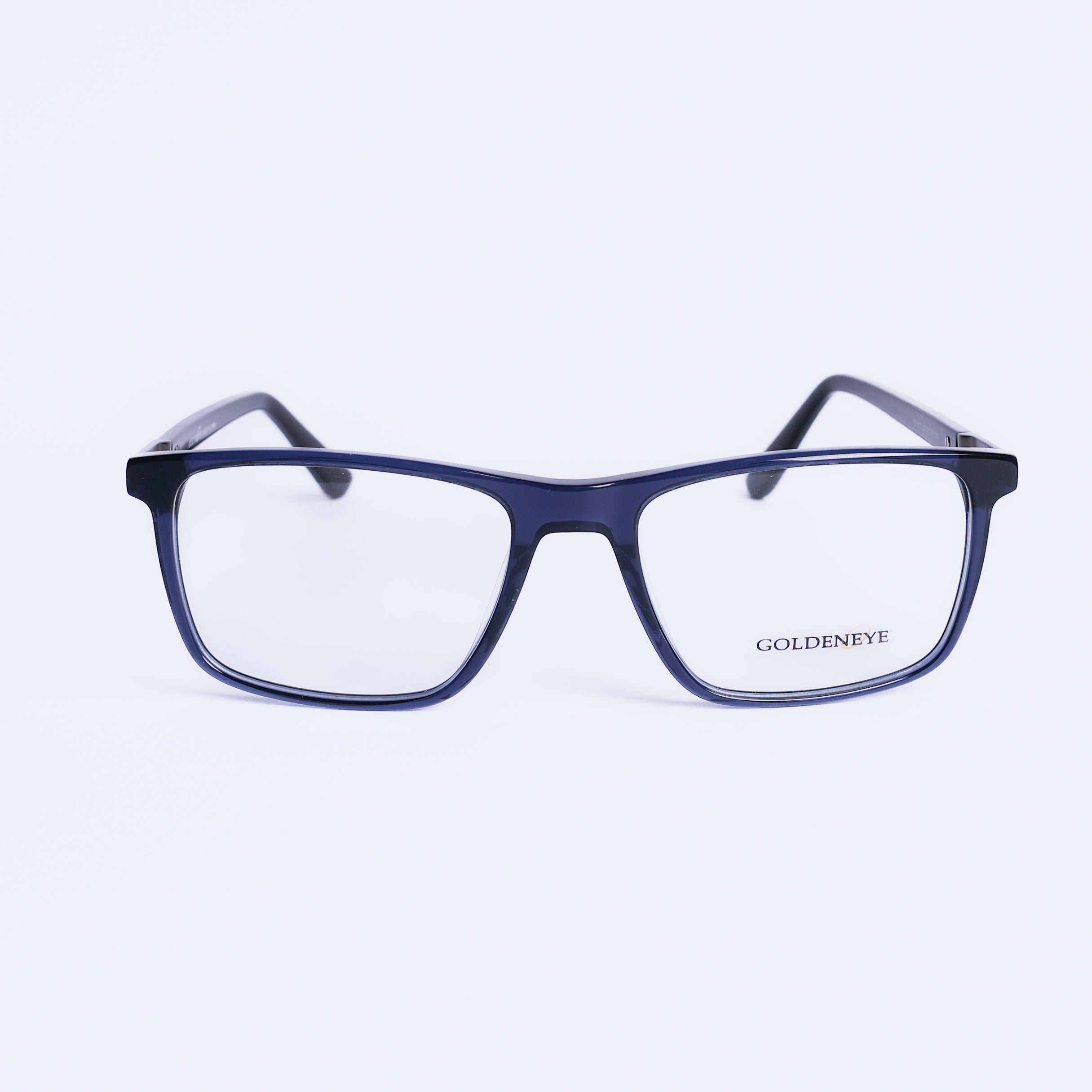 Square Dark Blue Eyeglasses