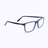 Square Dark Blue Eyeglasses