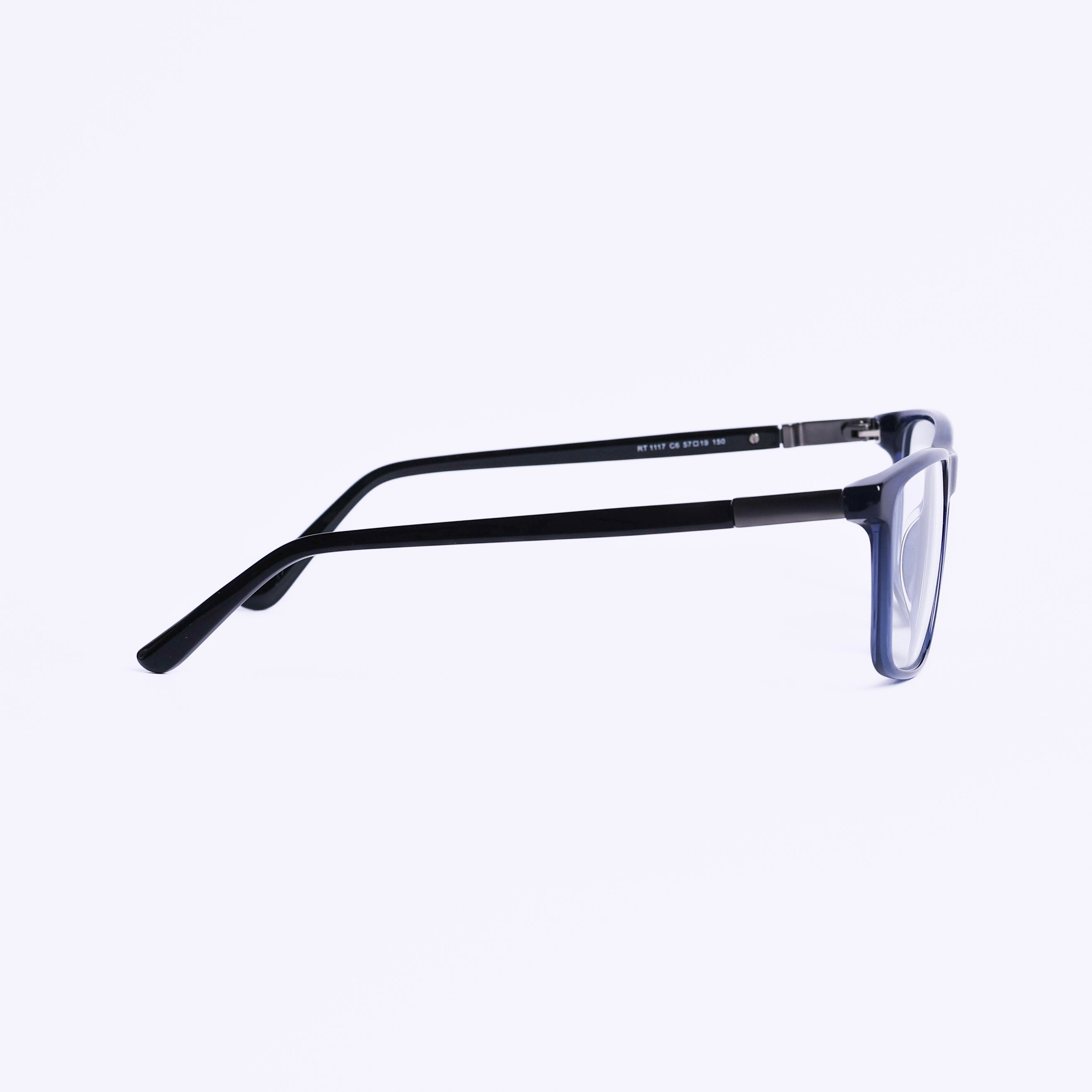 Square Dark Blue Eyeglasses